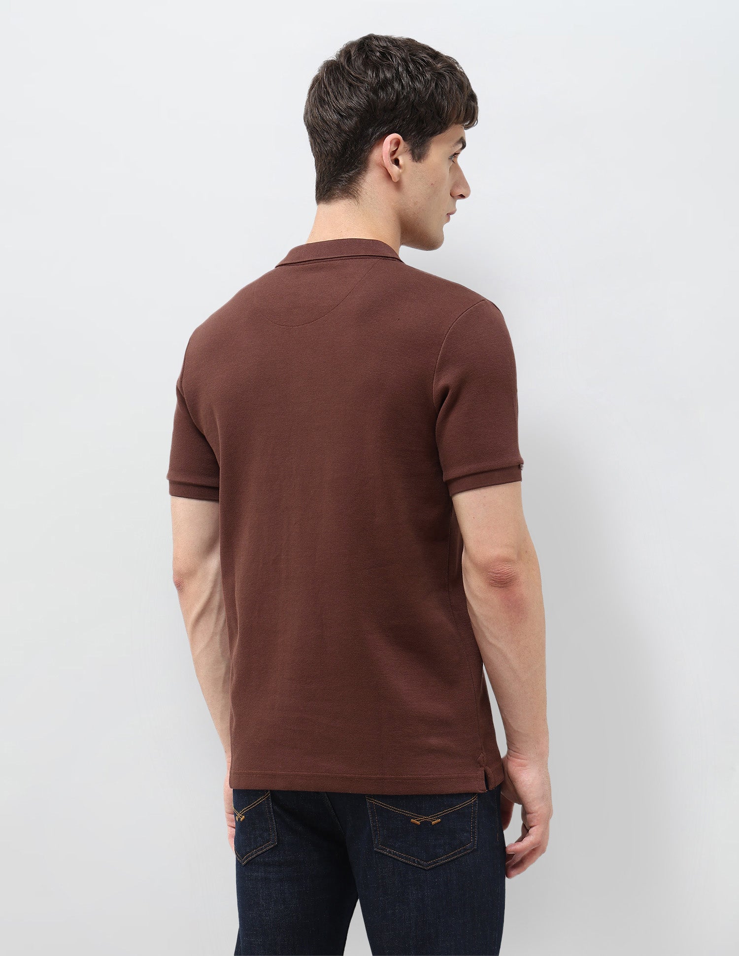 Solid Monochrome Polo Shirt Rust - U.S. POLO ASSN. | Large