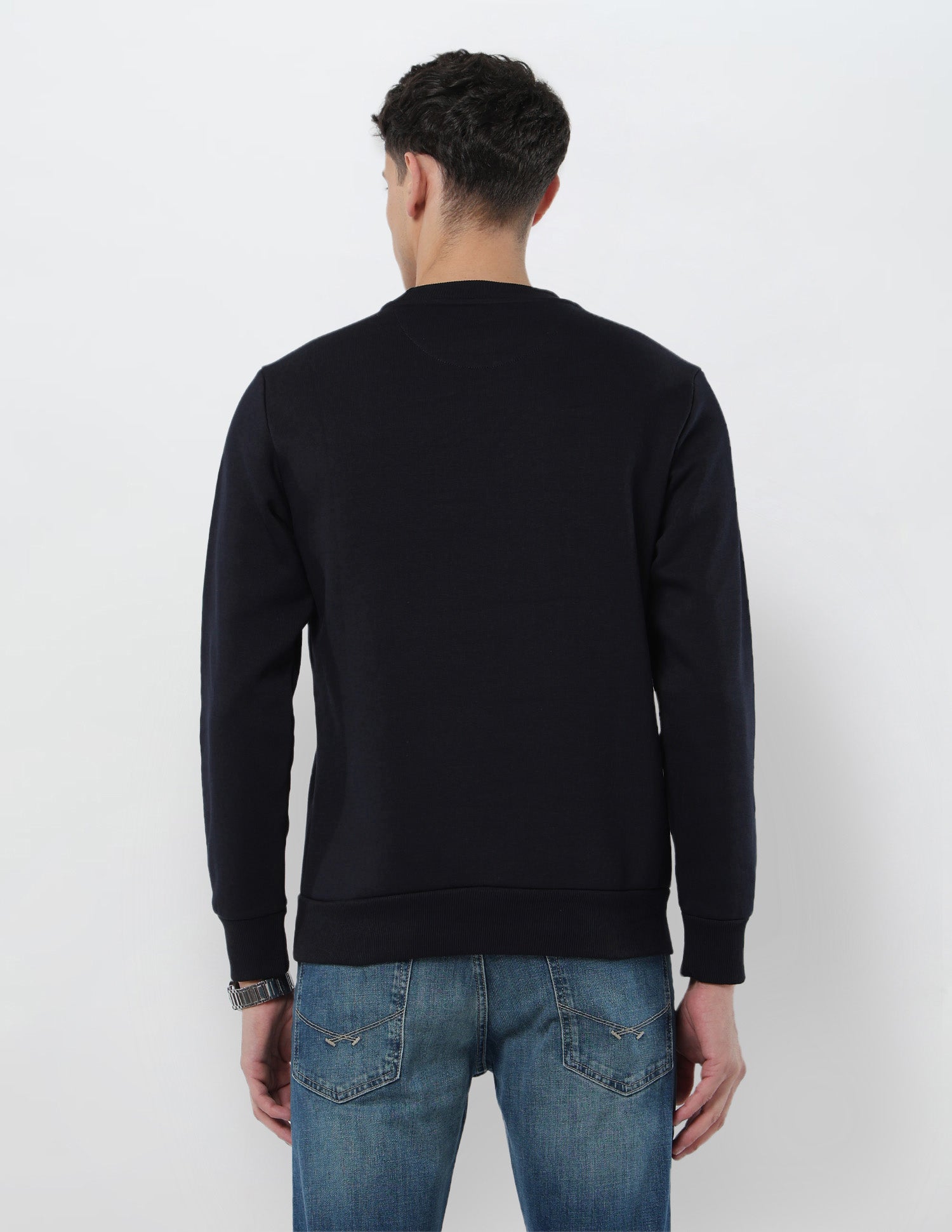 Brand Embroidered Regular Fit Sweatshirt Navy - U.S. POLO ASSN. | Large