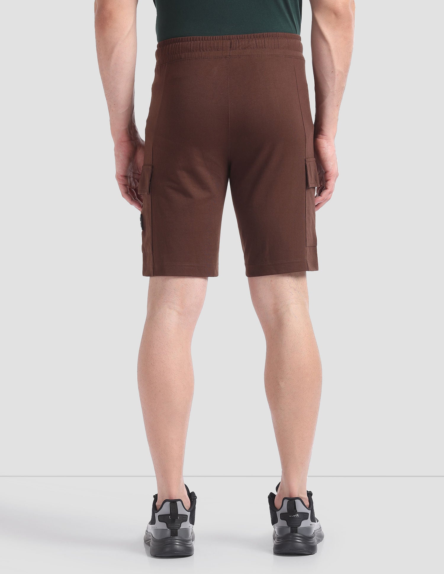 Cargo Pocket OES02 Lounge Shorts - Pack Of 1 Dark Brown - U.S. POLO ASSN. | Large