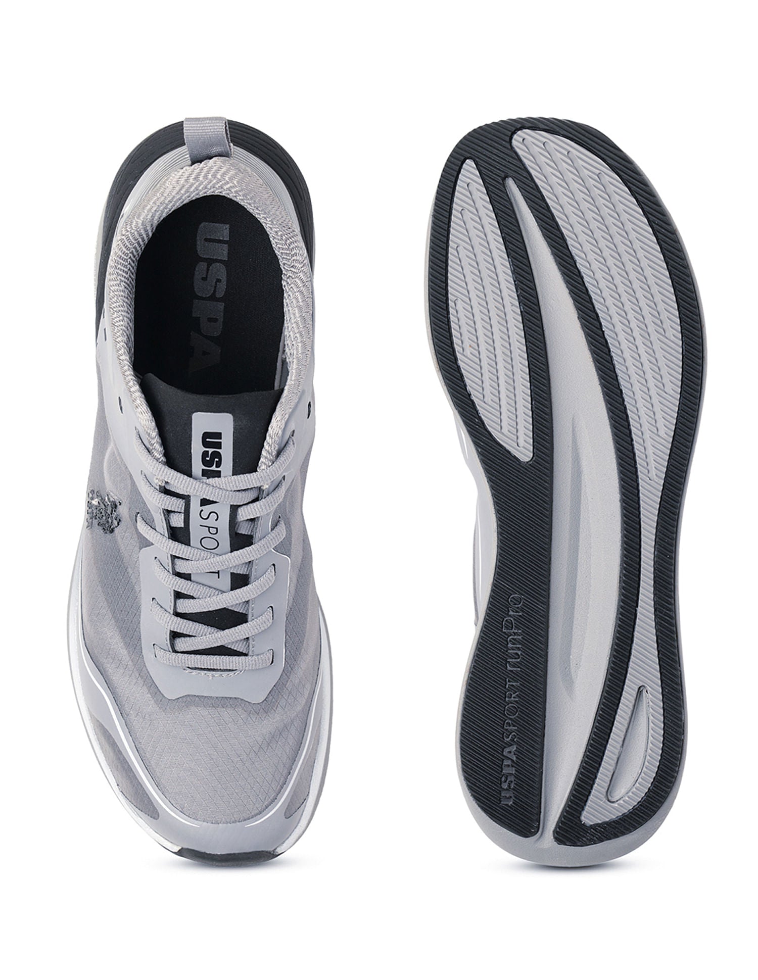 Men Henry Dk. Grey Uspa Sport  Runpro Running Shoes Dark Grey - U.S. POLO ASSN. | Large