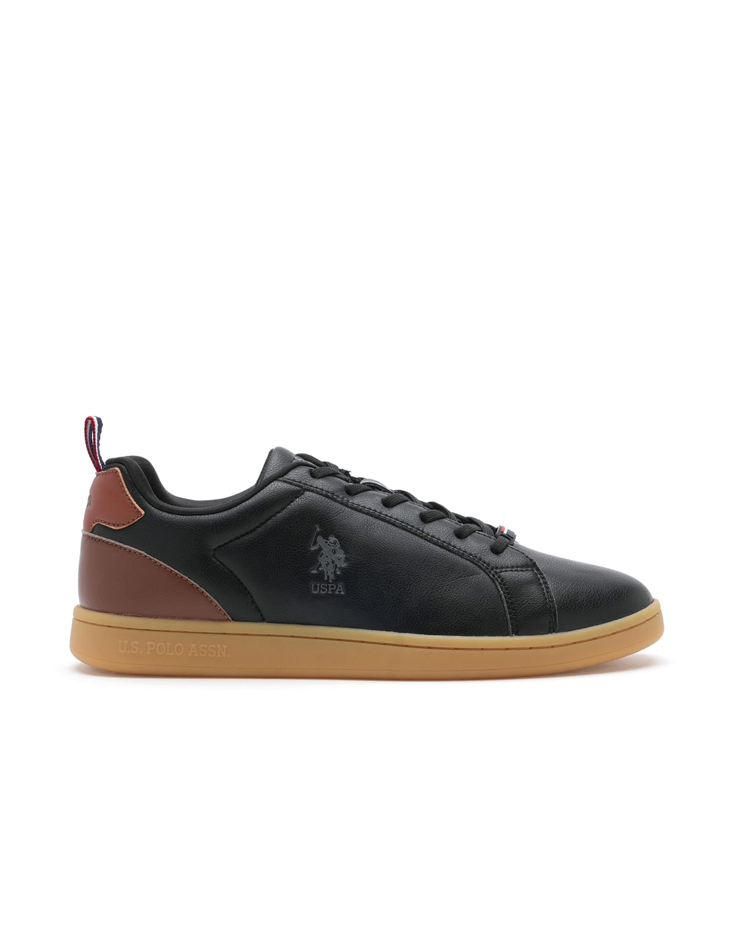 Men Stefan 2.0 Black All Day Sneakers Black - U.S. Polo Assn. India | Large