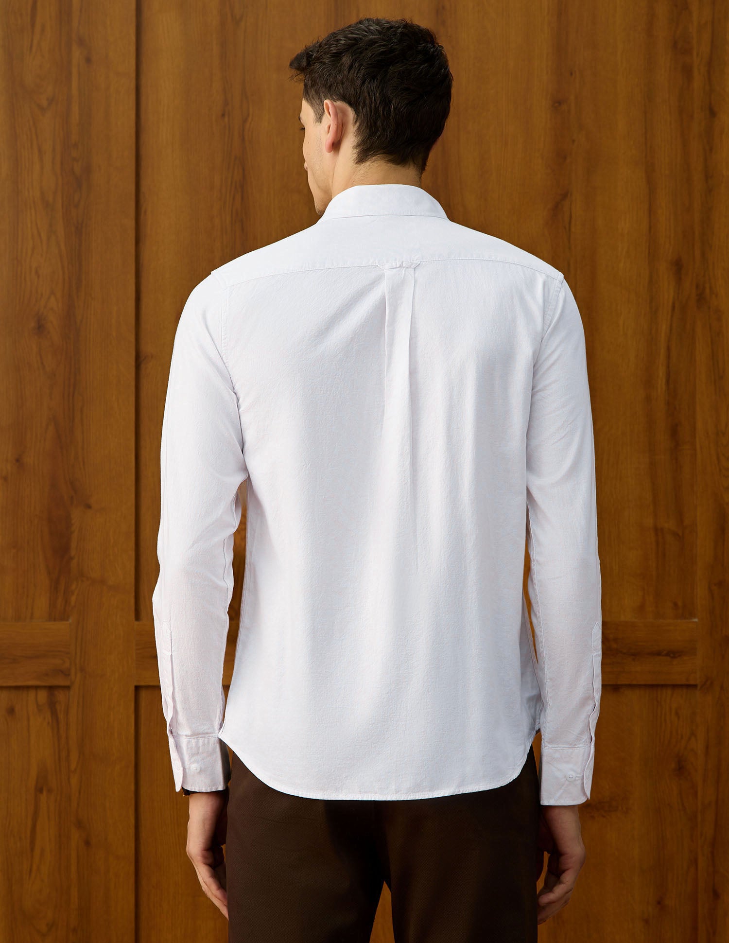 Vertical Striped Equestrian Aisle Theater Shirt White - U.S. POLO ASSN. | Large