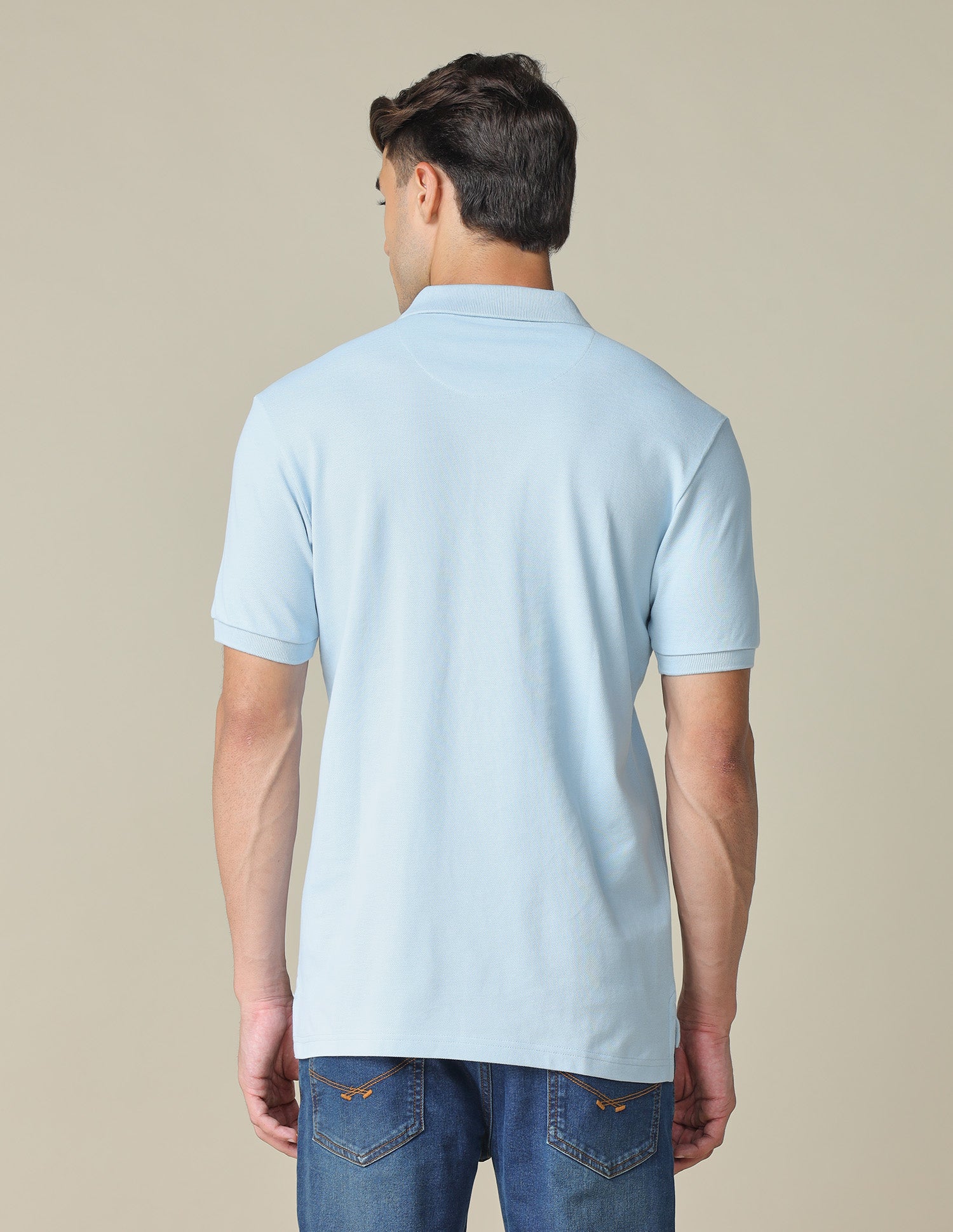 Horizontal Striped Regular Fit Polo Shirt Light Blue - U.S. POLO ASSN. | Large