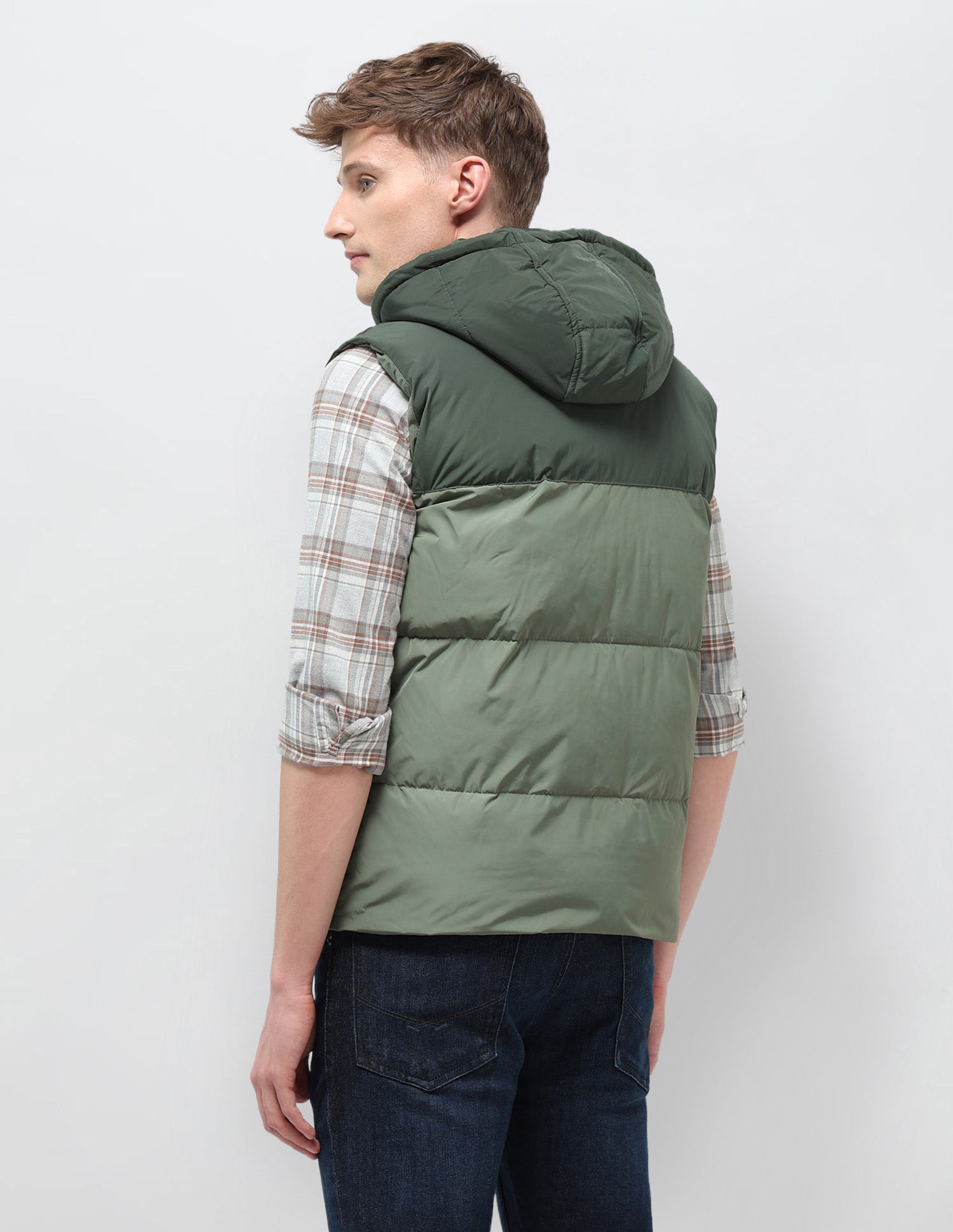 Detachable Hood Solid Jacket Olive - U.S. POLO ASSN. | Large