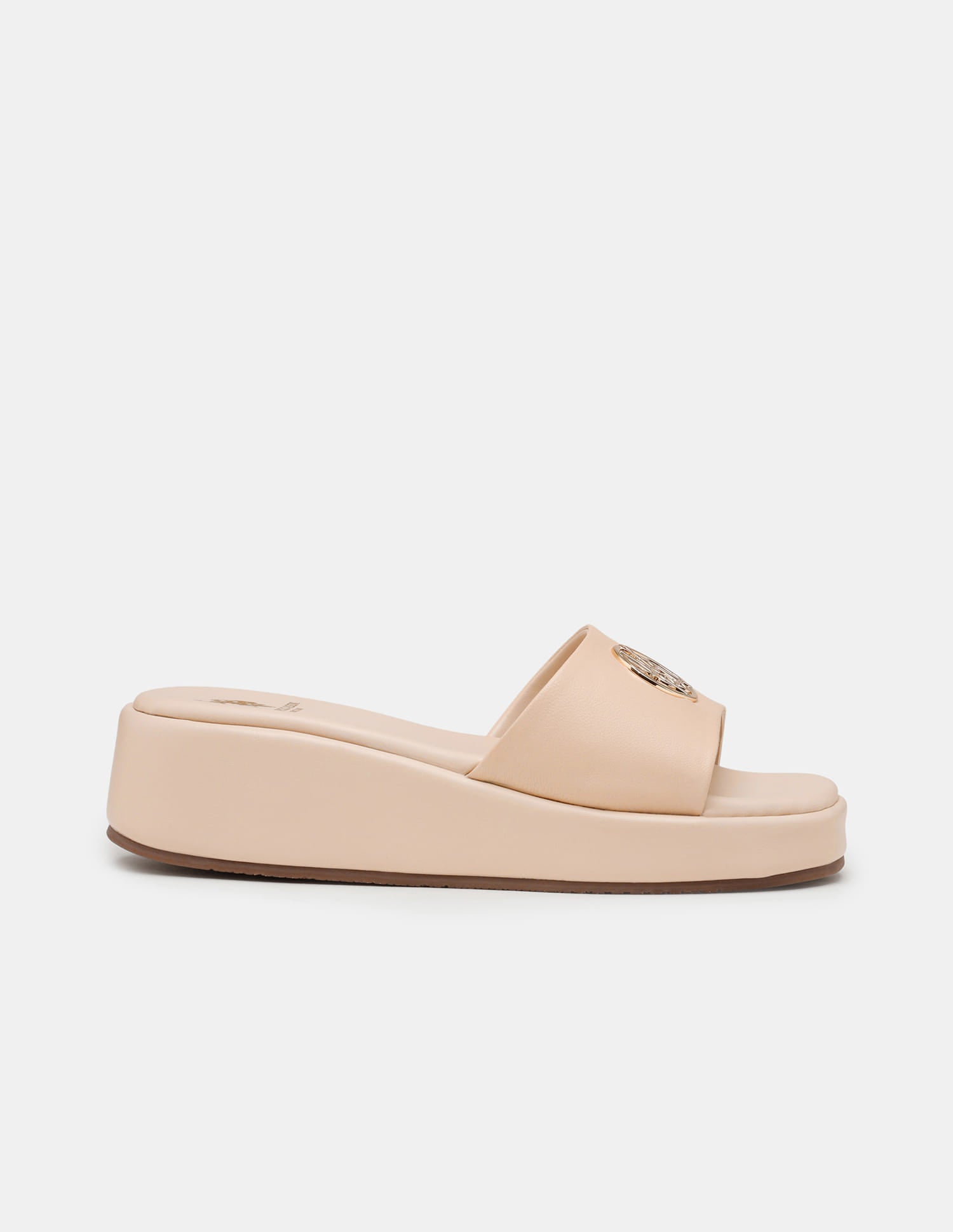 Women Broad Strap Nuri Platform Heels Nude - U.S. Polo Assn. India | Large