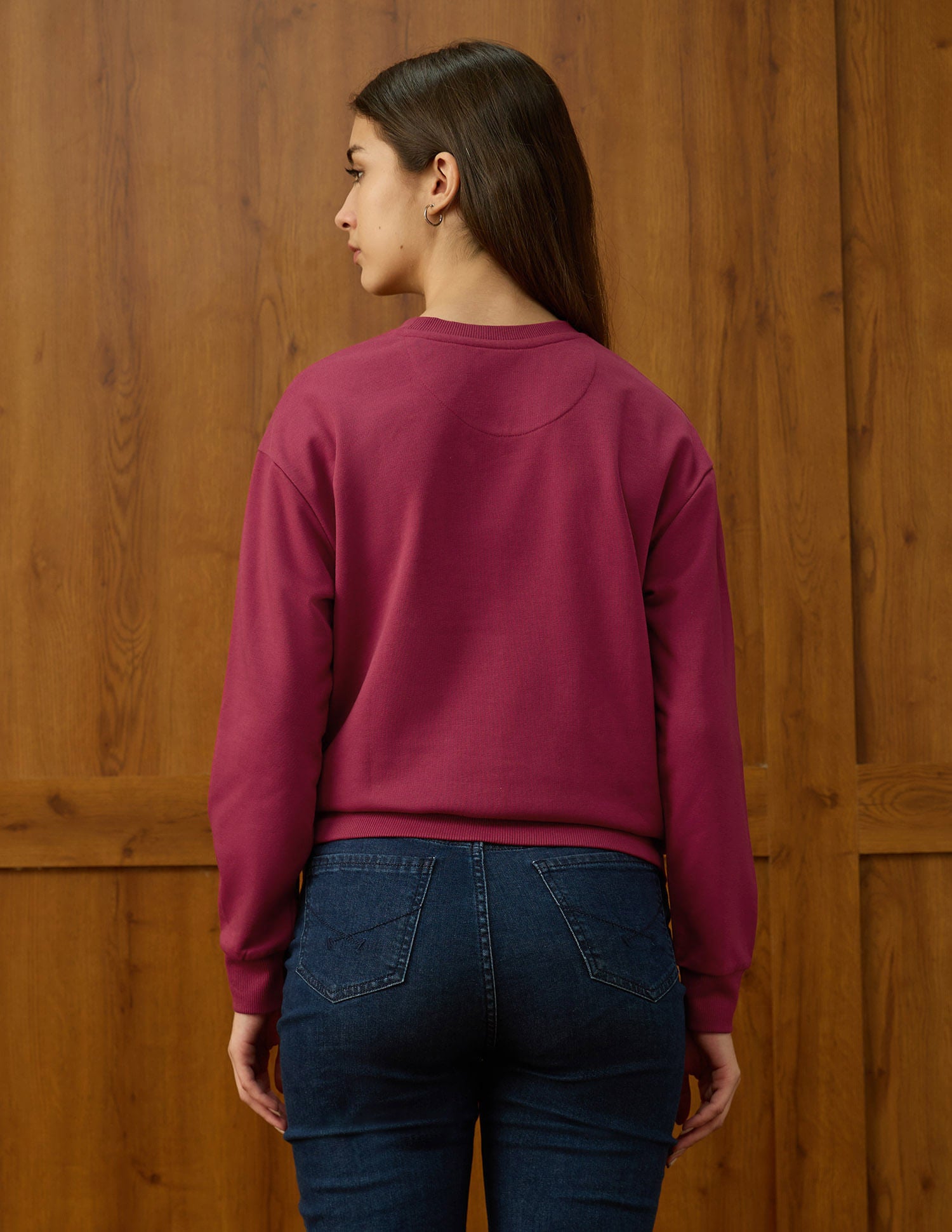 Solid Drop Shoulder Sweatshirt Pink - U.S. POLO ASSN. | Large