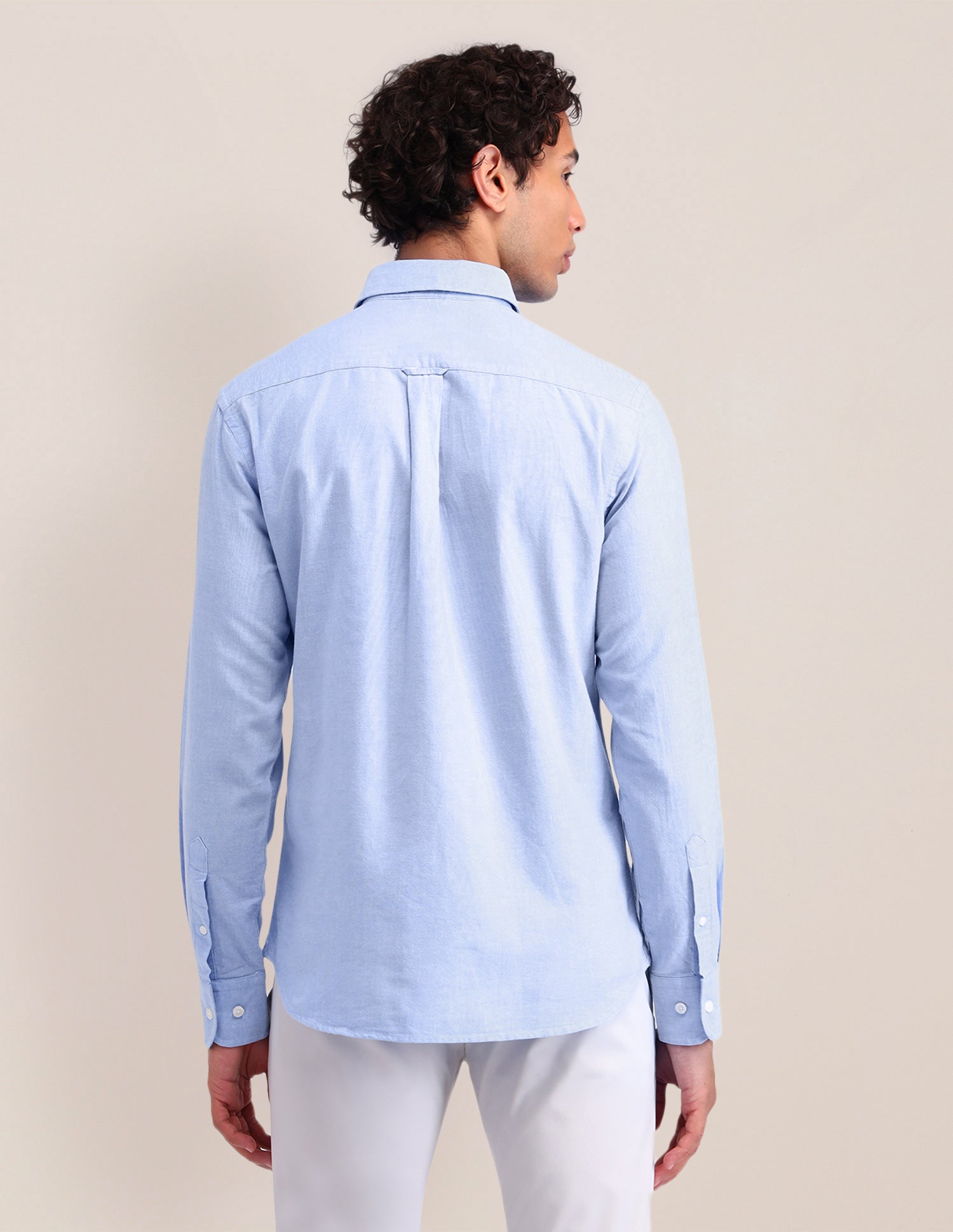 Solid Tailored Fit Shirt Light Blue - U.S. POLO ASSN. | Large