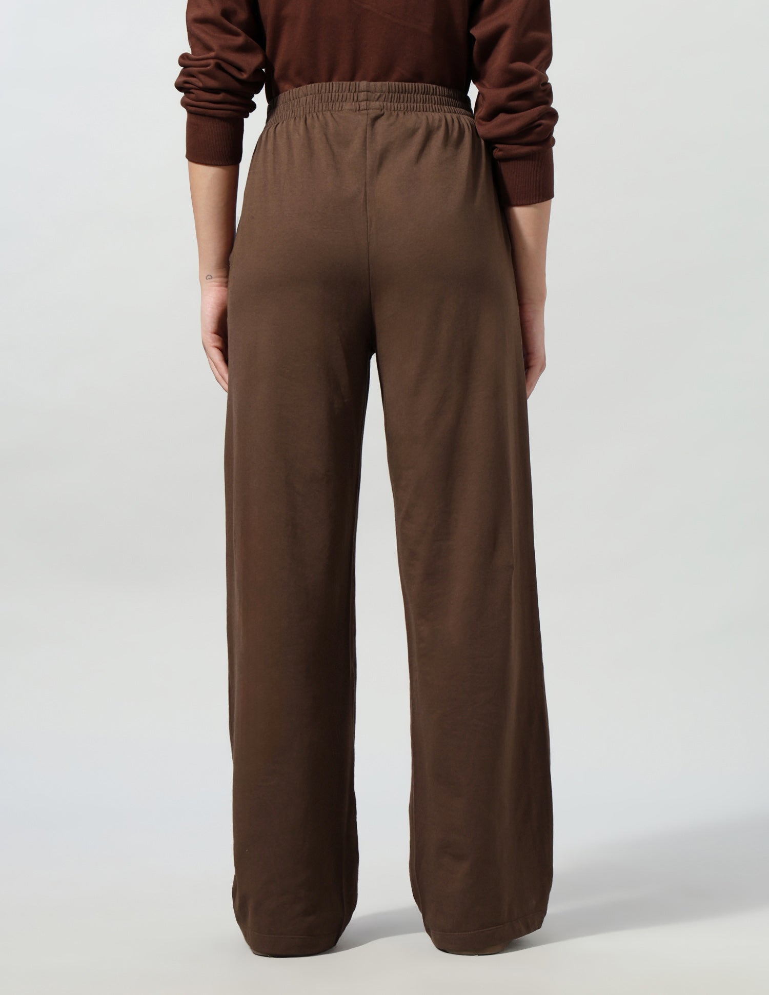 Wide Leg Fit Lounge Wear Pants Brown - U.S. Polo Assn. India | Large