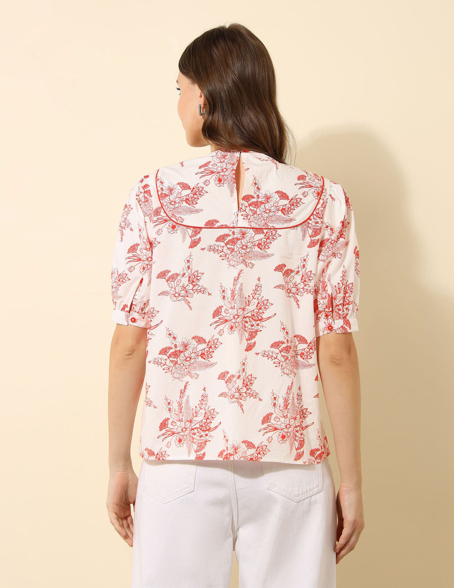 Floral Printed Top Multi-colour - U.S. Polo Assn. India | Large