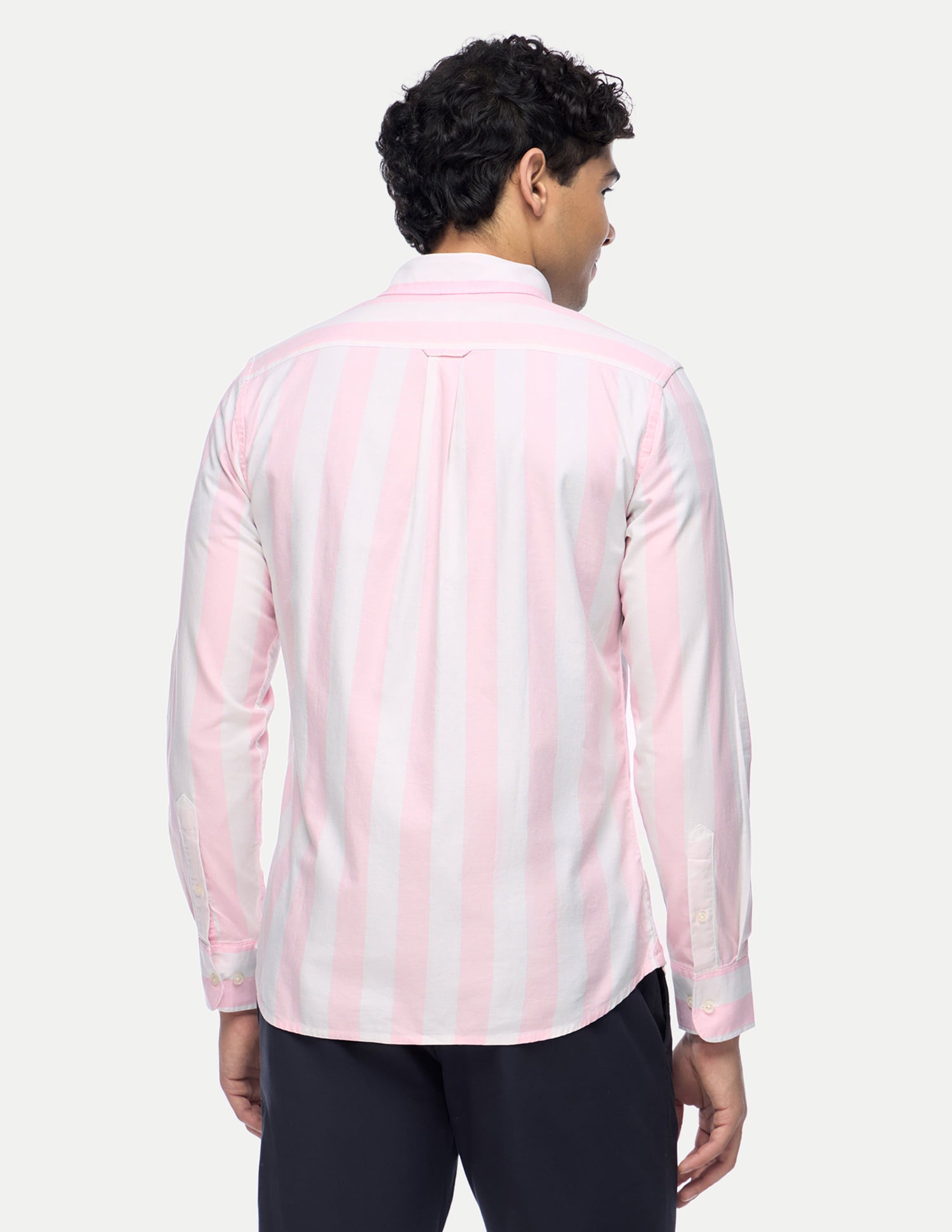 Tailored Vertical Striped Shirt Pink - U.S. Polo Assn. India | Large