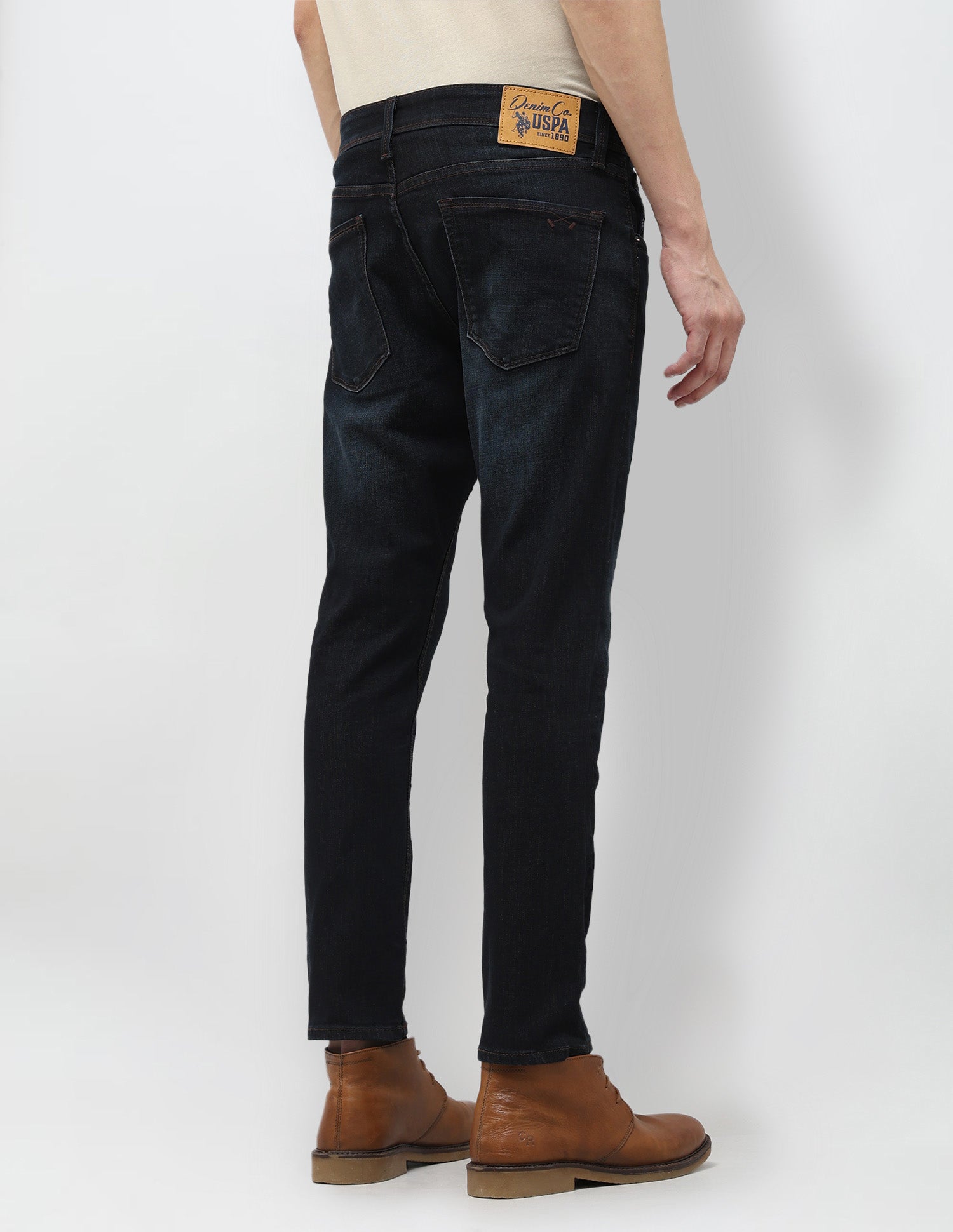 Henry Tapered Fit Blue Jeans Dark Blue - U.S. POLO ASSN. | Large