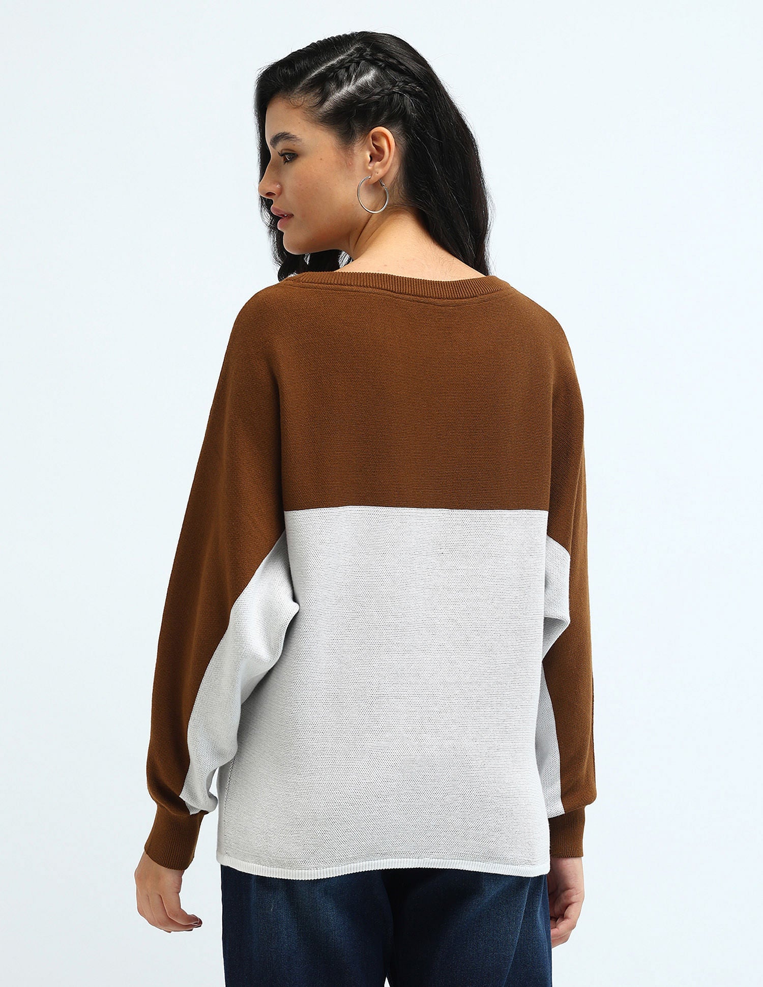 Raglan Sleeves Colour Blocked Sweater Multicolour - U.S. POLO ASSN. | Large