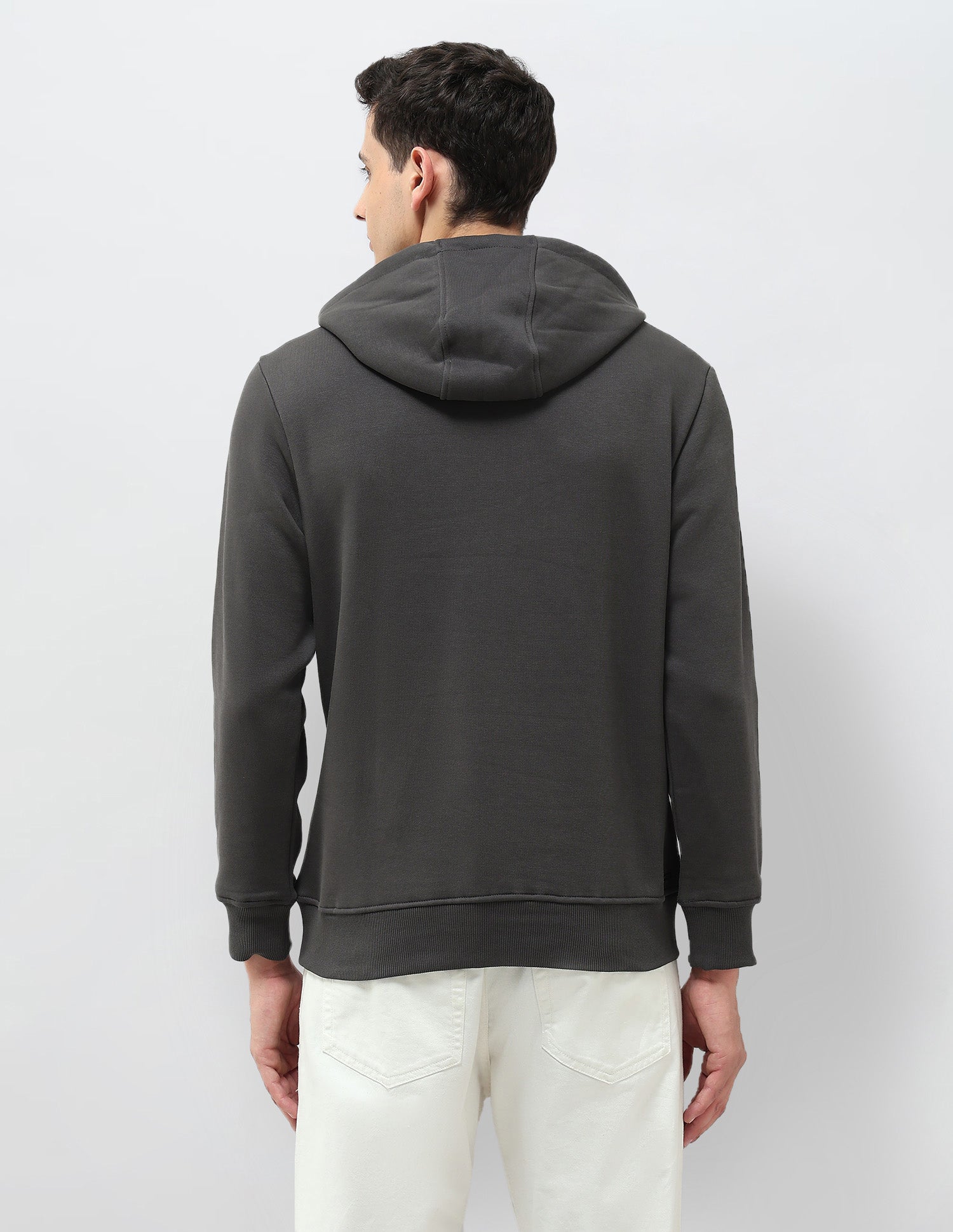 Brand Embossed Regular Fit Sweatshirt Dark Grey - U.S. POLO ASSN. | Large