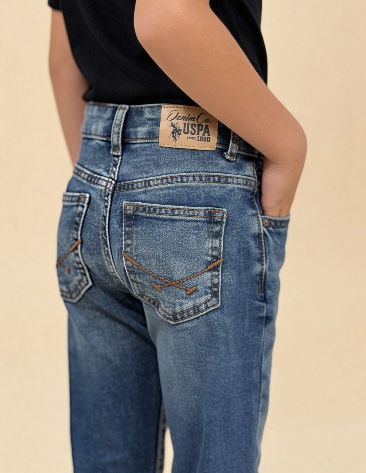 Slim Fit Blue Jeans Blue - U.S. Polo Assn. India | Large