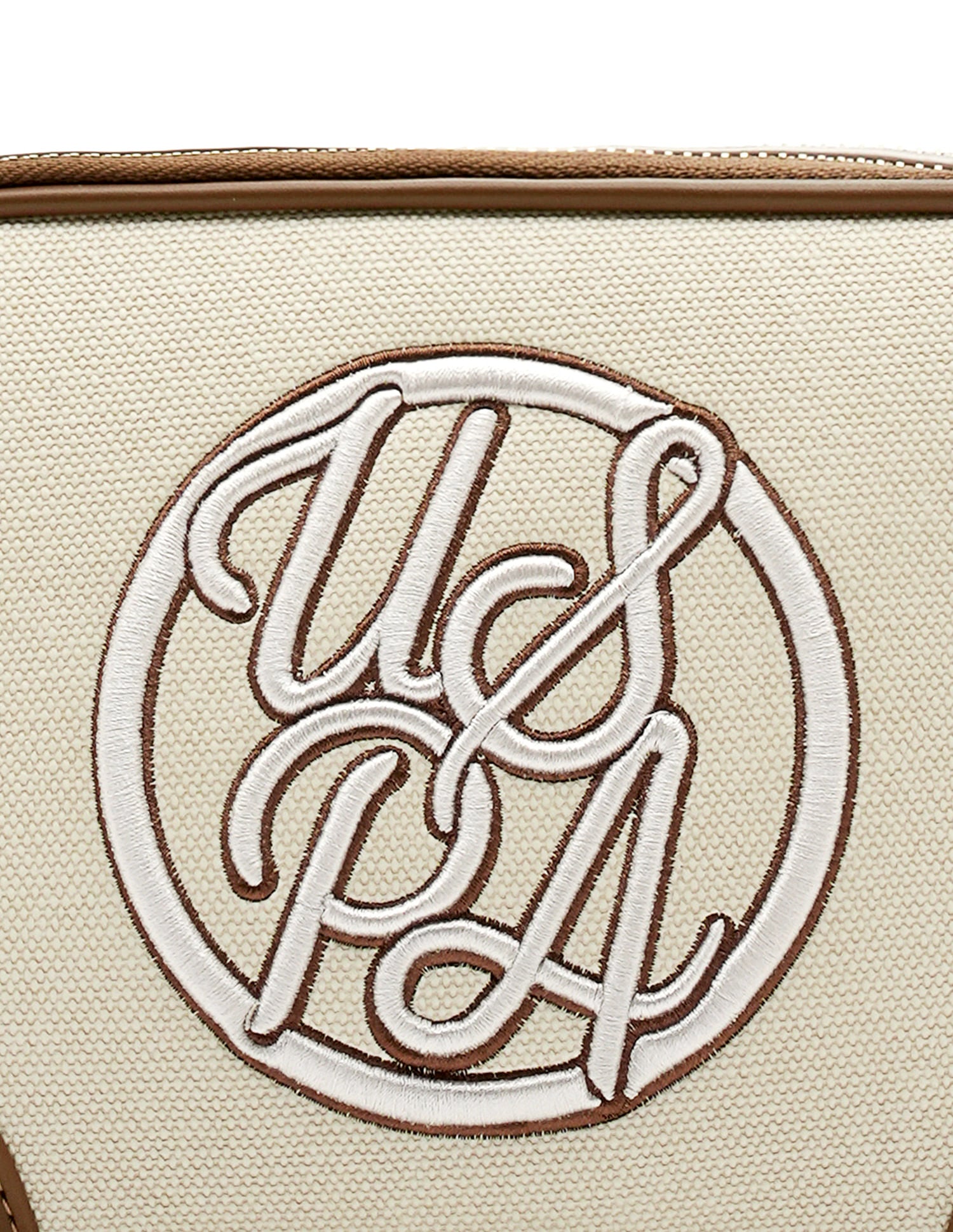 Zena Monogram Cross Body Bag Off White - U.S. POLO ASSN. | Large