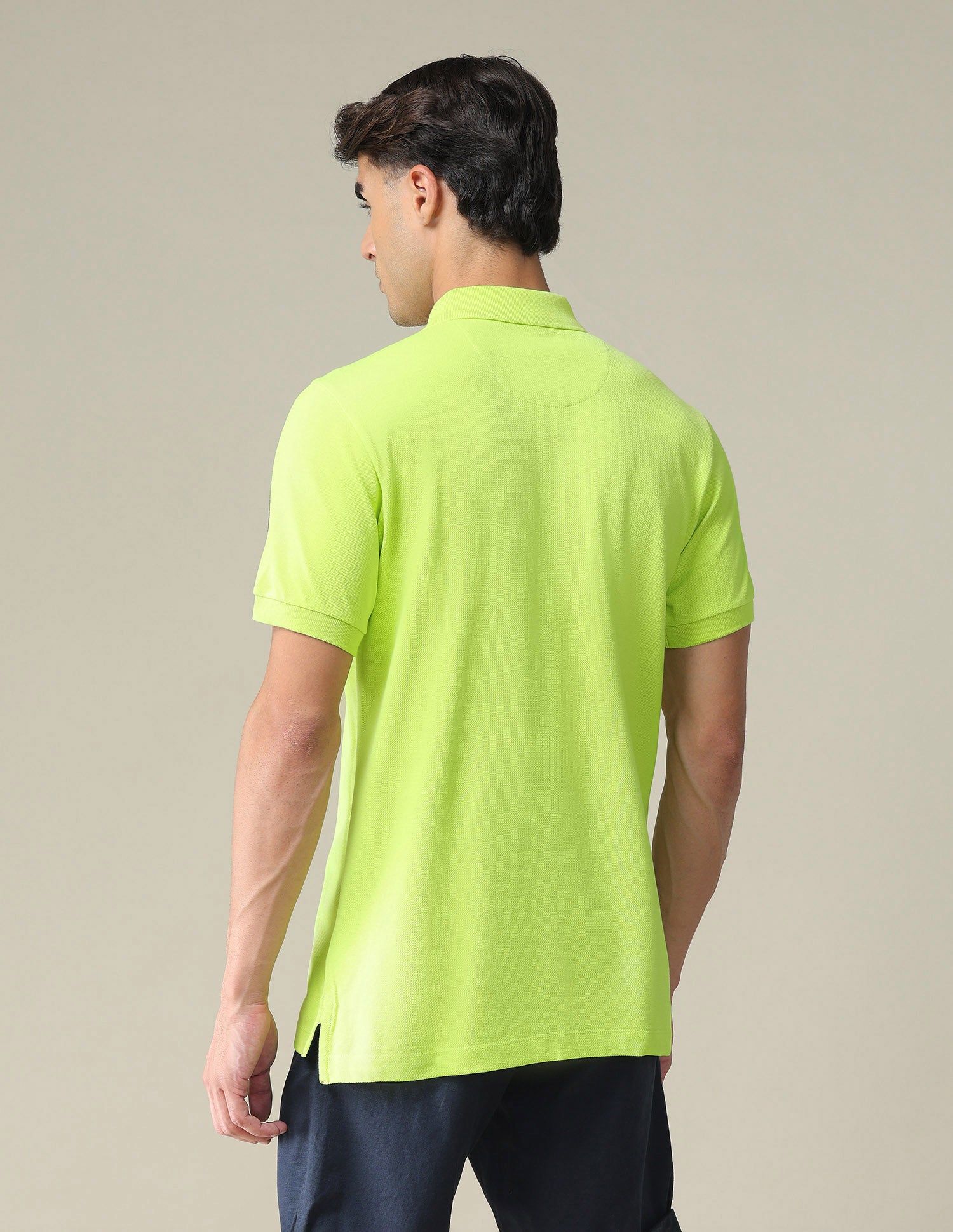 Slim Fit Cotton Polo Shirt Light Green - U.S. POLO ASSN. | Large