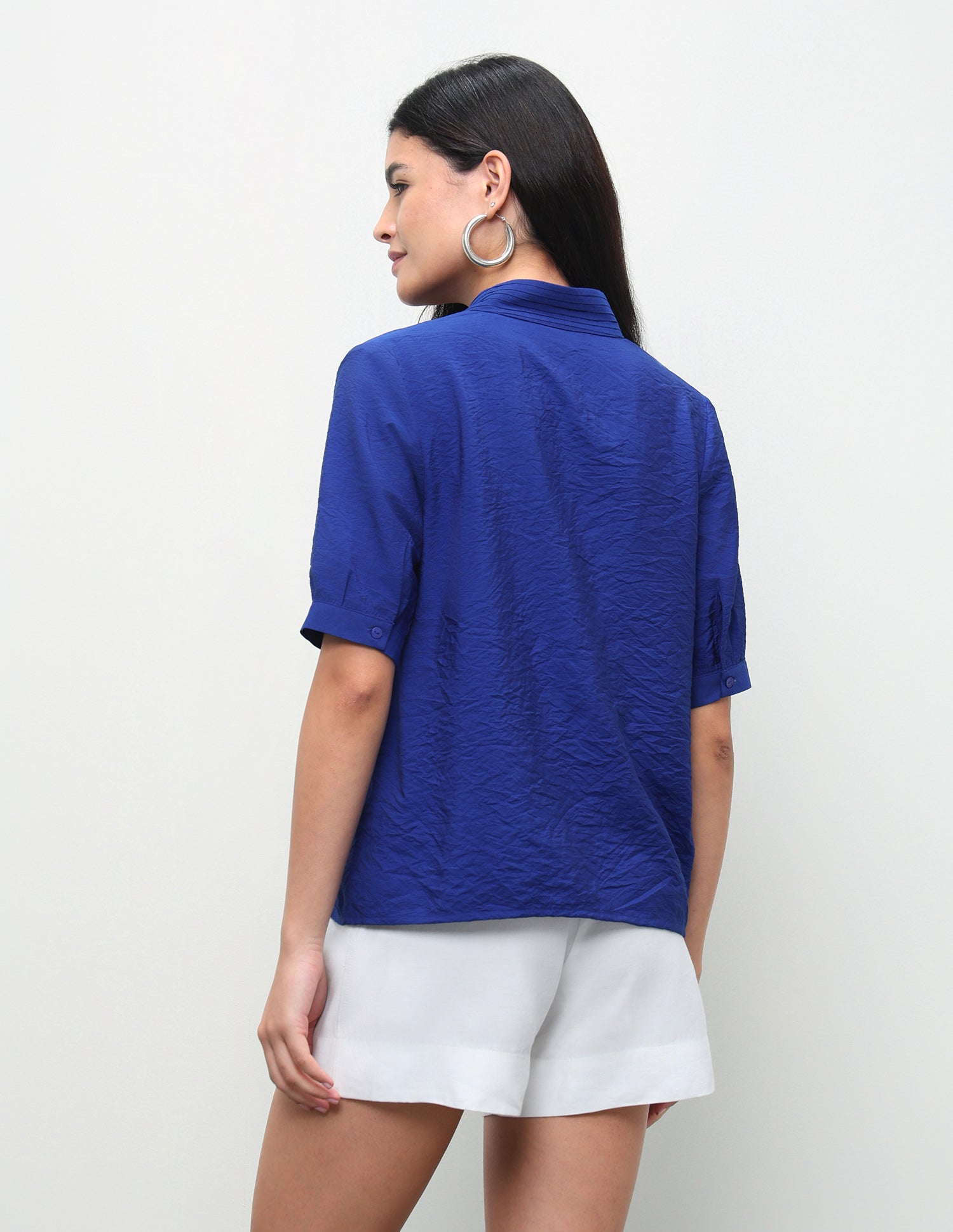Solid Regular Fit Top Blue - U.S. Polo Assn. India | Large
