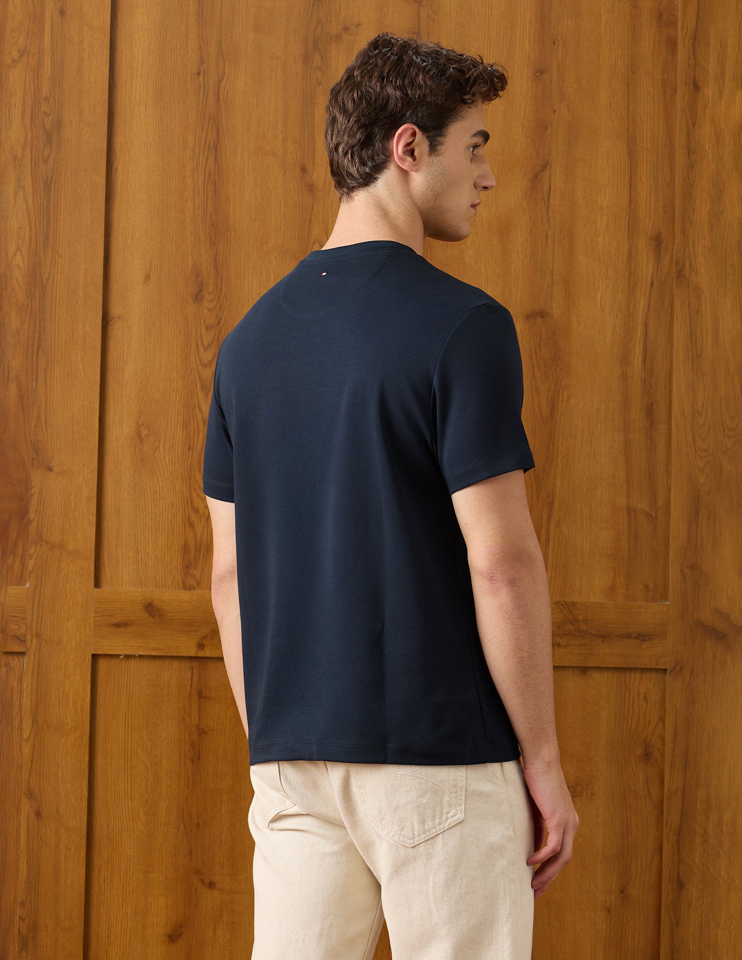 Brand Appliqued Relaxed Fit T-Shirt Navy - U.S. Polo Assn. India | Large