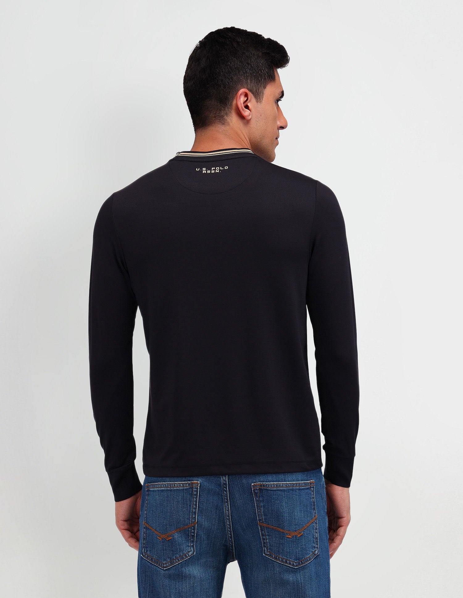 Muscle Fit Solid T-Shirt Black - U.S. POLO ASSN. | Large