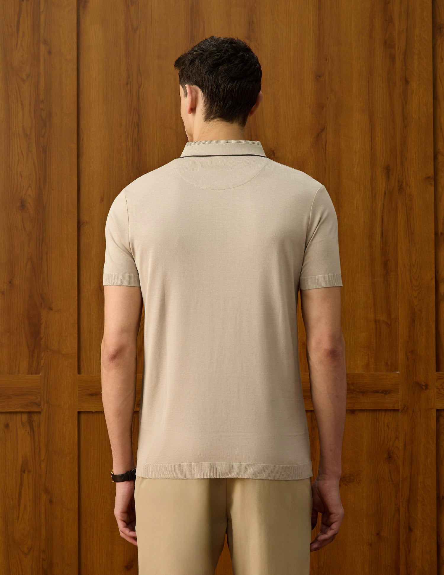 Regular Fit Equestrian Aisle Theater Polo Shirt Khaki - U.S. POLO ASSN. | Large