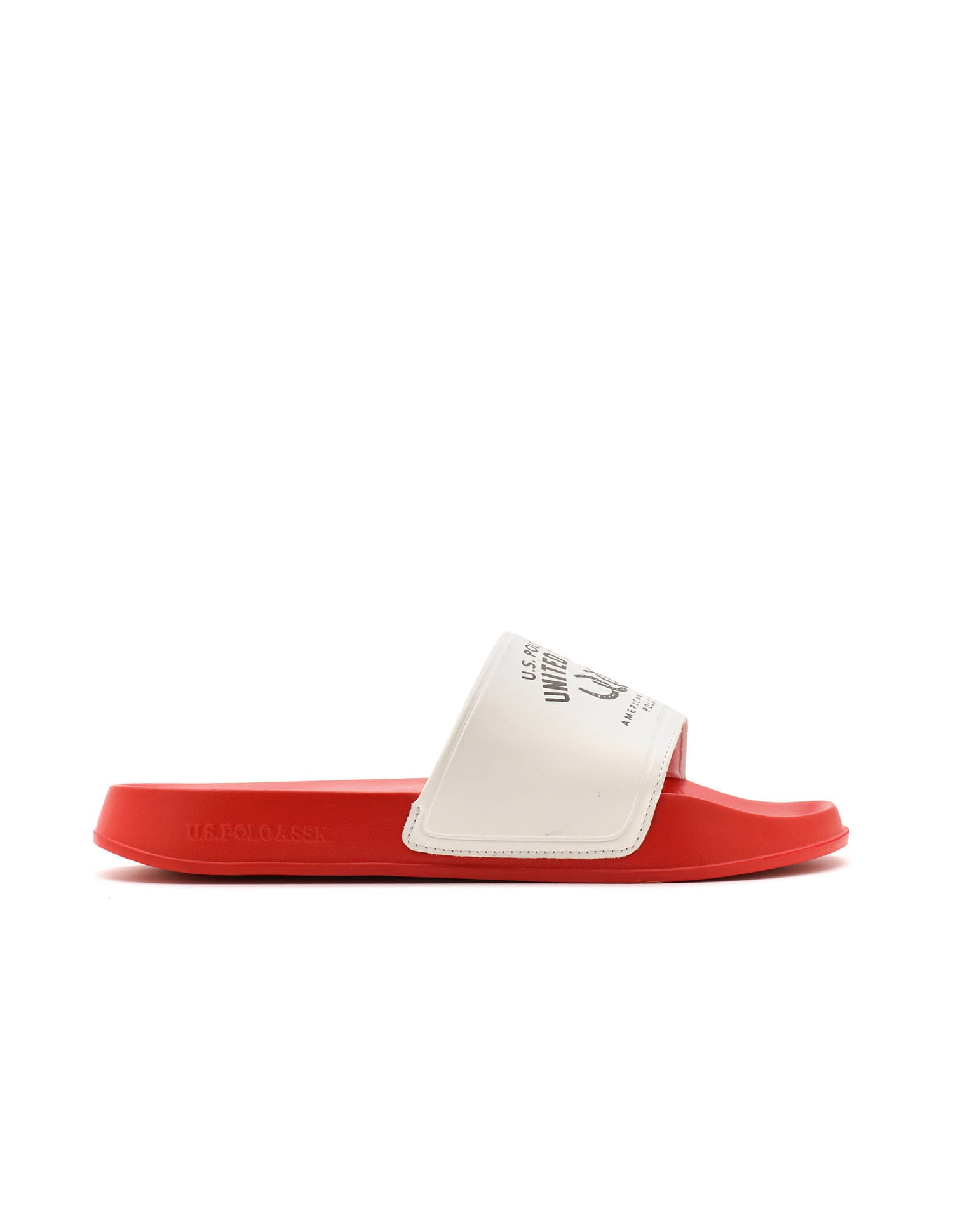 Men Toni Sliders White - U.S. Polo Assn. India | Large
