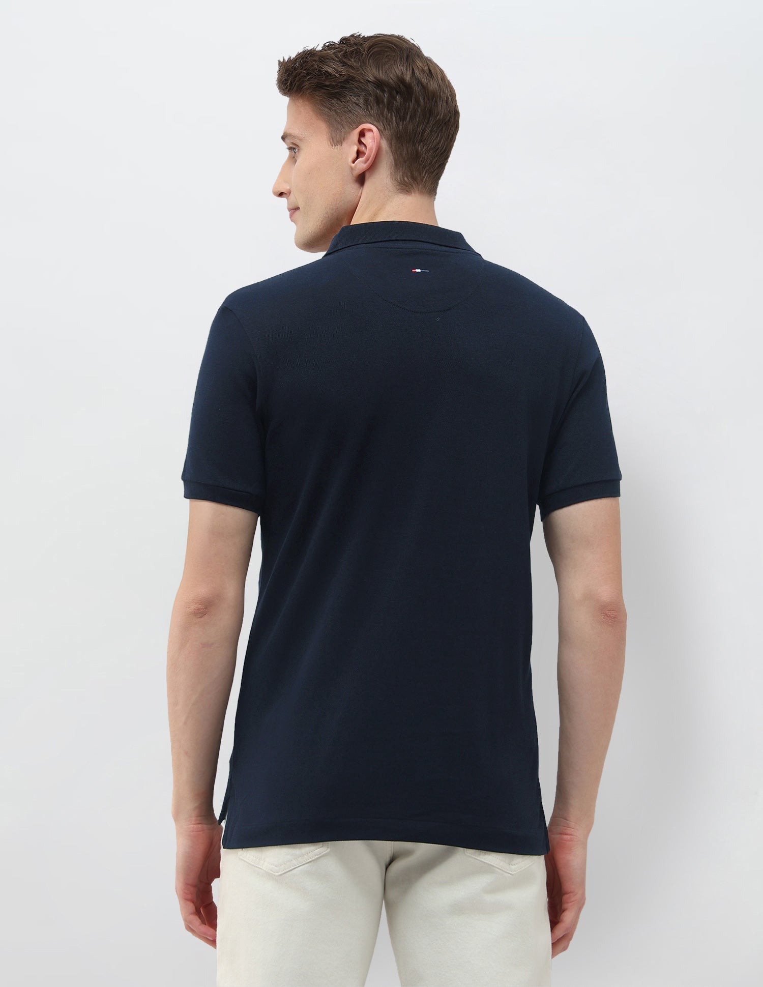 Brand Printed Summer House Polo Shirt Navy - U.S. Polo Assn. India | Large