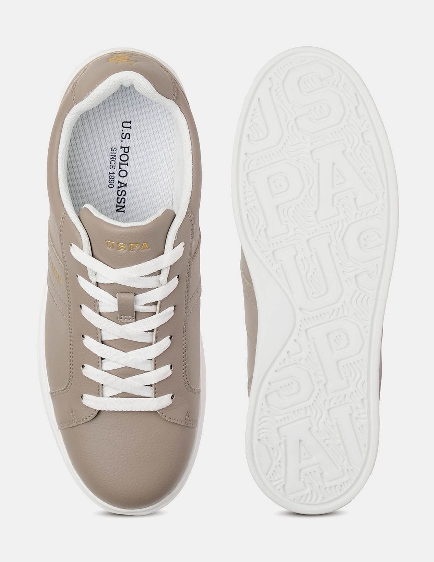 Men Kensy Colour Blocked Sneakers Beige - U.S. POLO ASSN. | Large