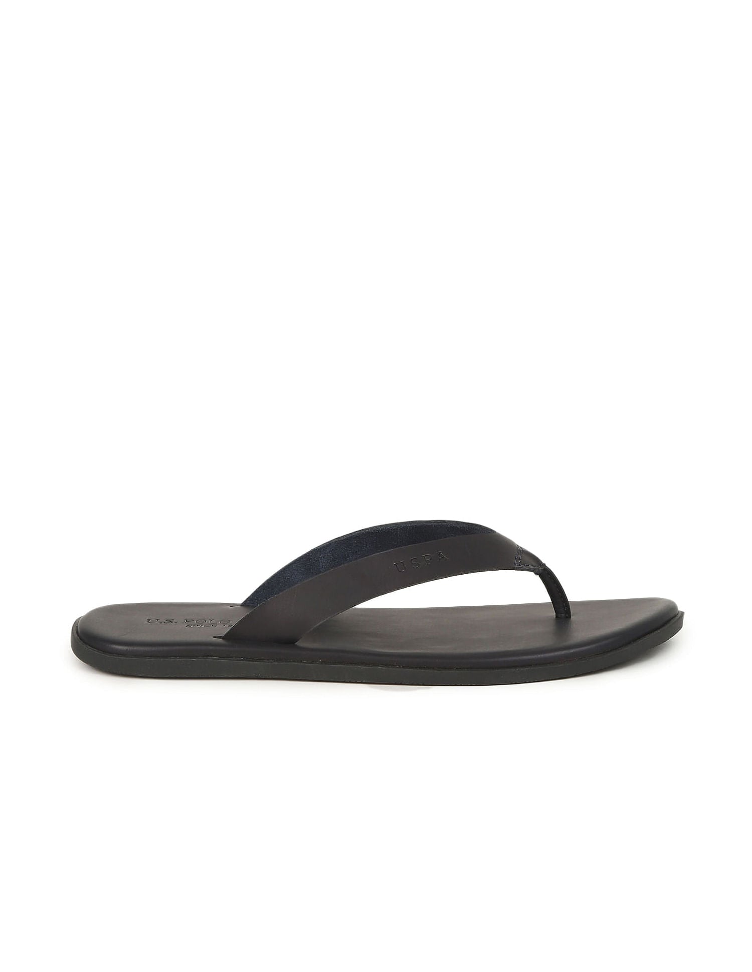 Men Solid Norwalk 3.0 Flip Flops Blue - U.S. Polo Assn. India | Large