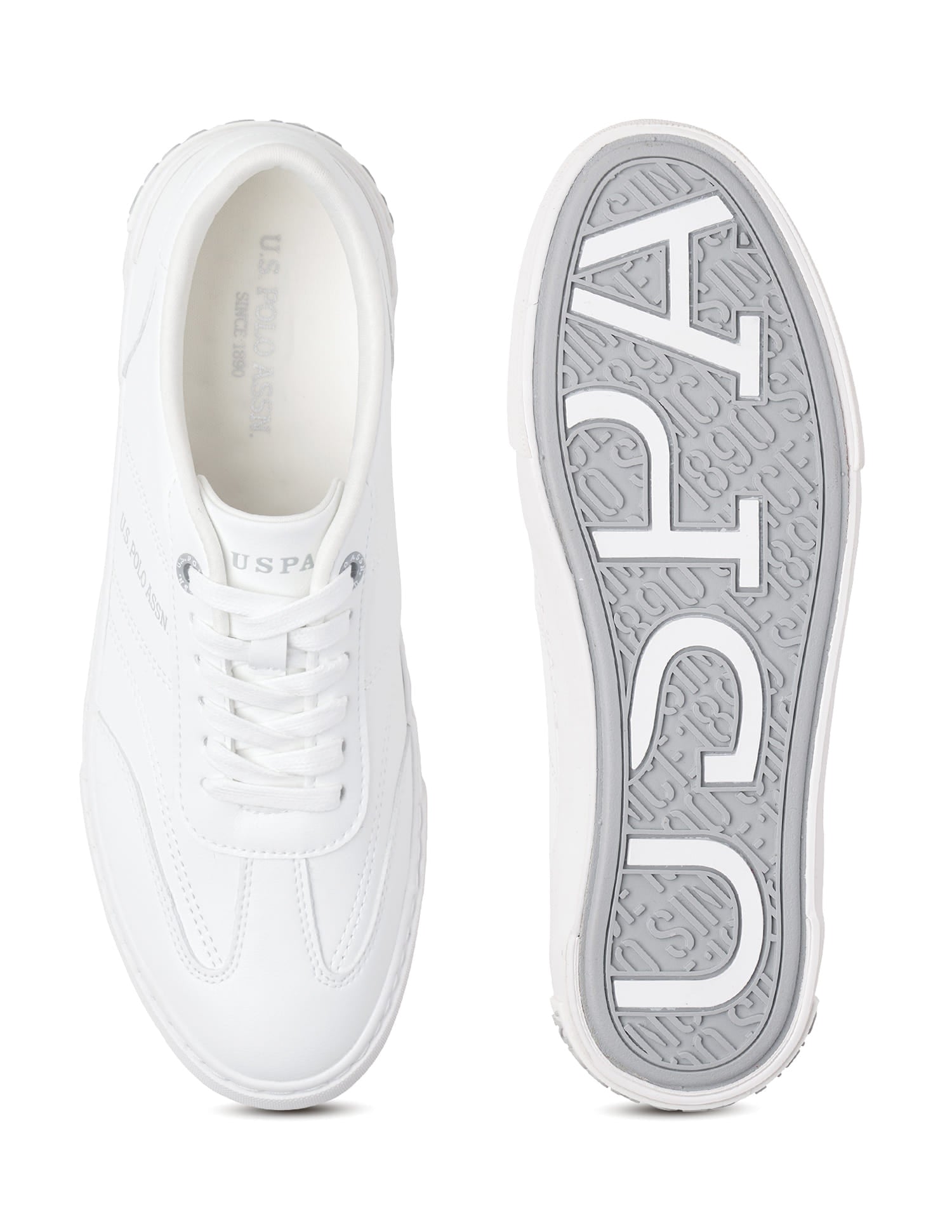 Men Colourblocked Gian 4.0 Sneakers White - U.S. Polo Assn. India | Large