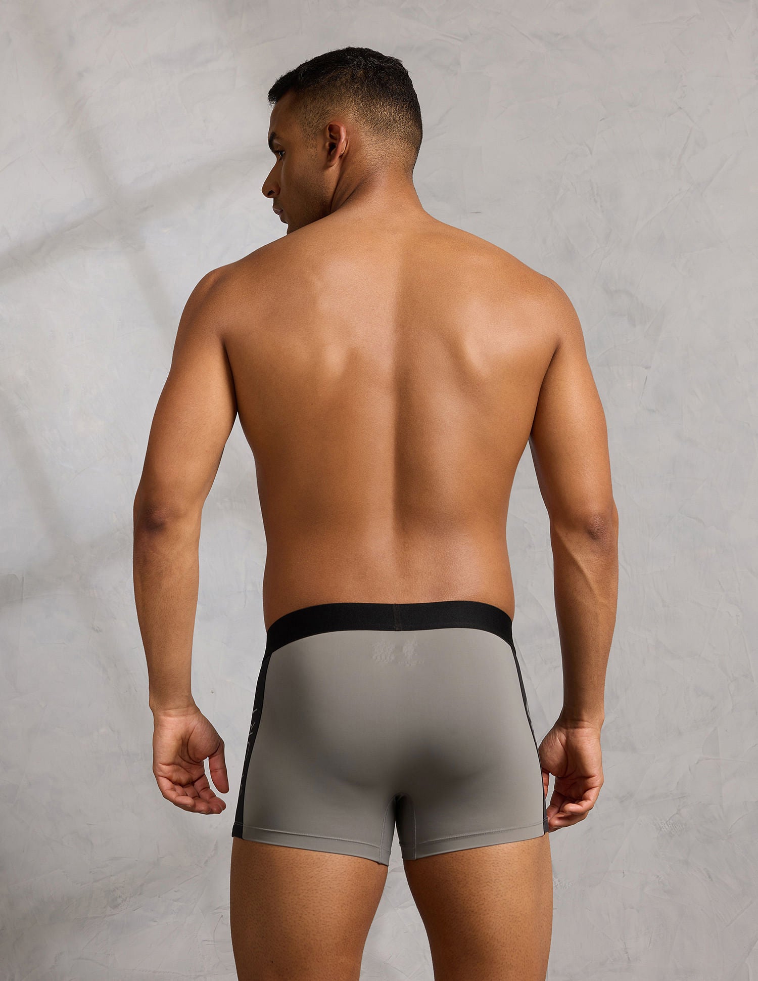 Micro Fibre High Stretch Performance Trunk Grey and Black - U.S. POLO ASSN. | Large