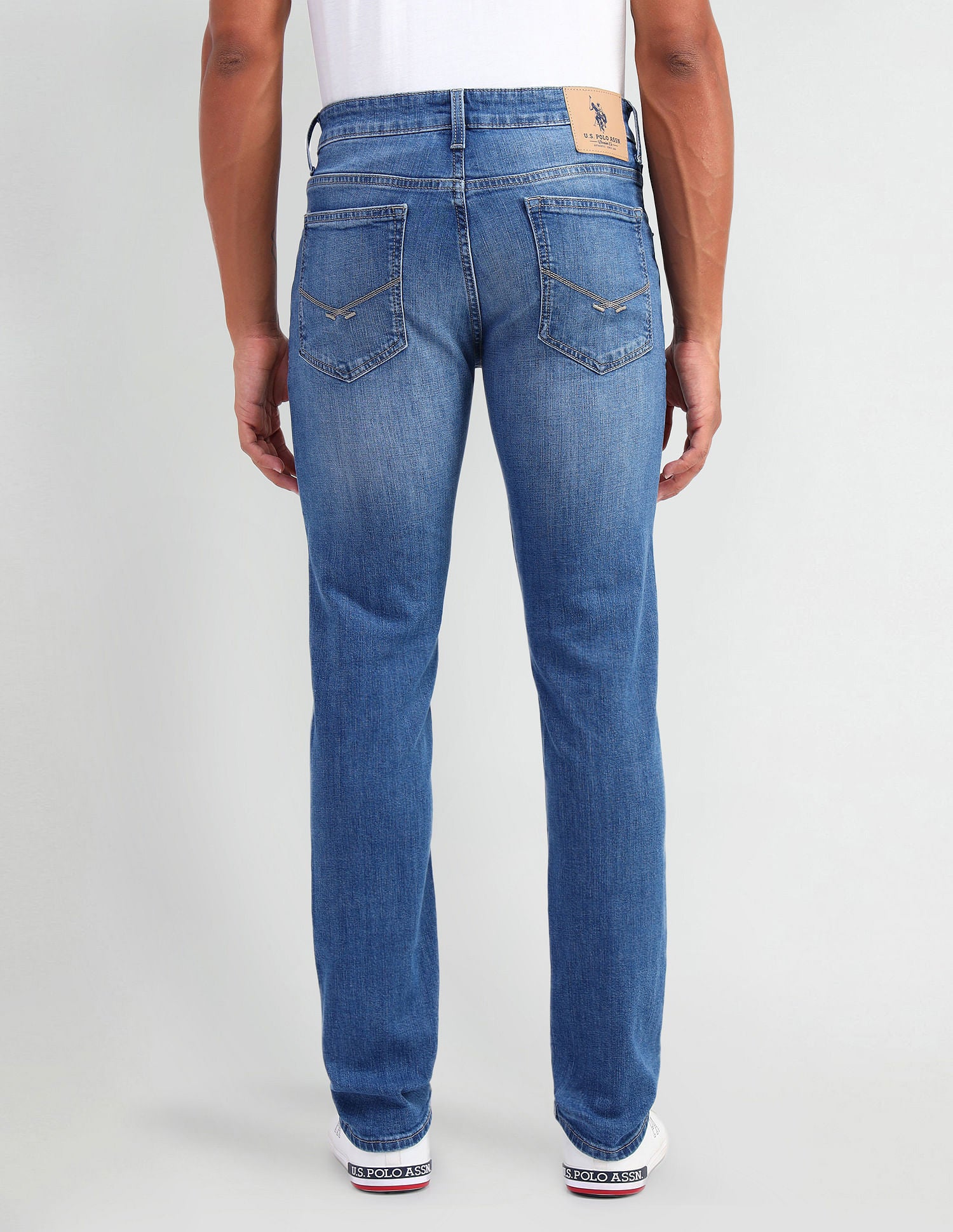 Regallo Skinny Fit Blue Jeans Blue - U.S. POLO ASSN. | Large