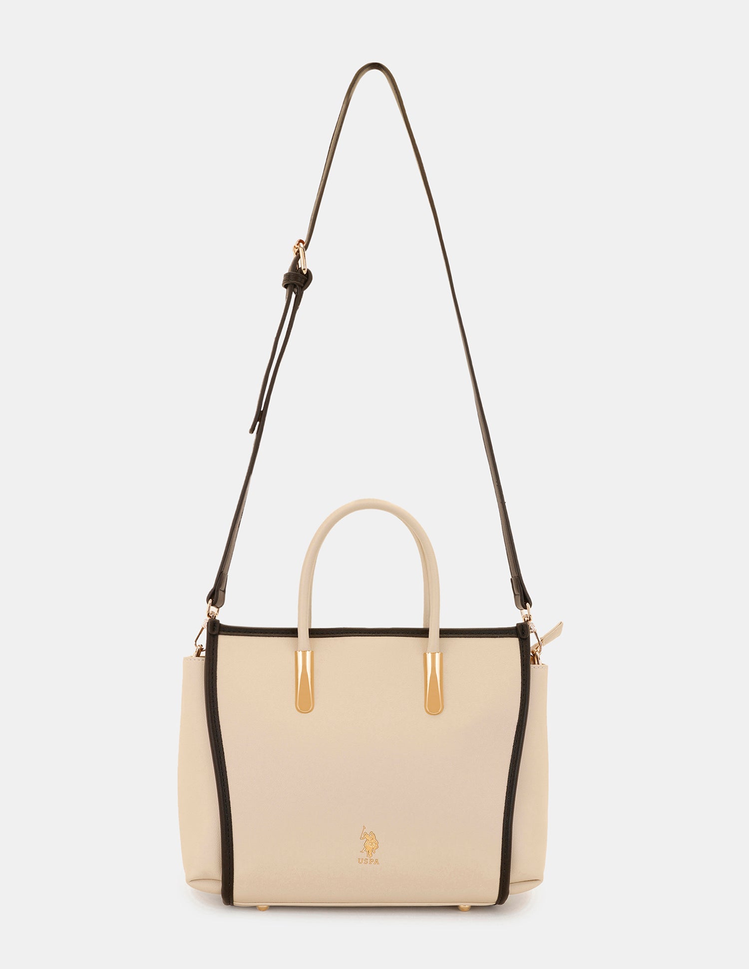 Women Alix Satchel Bag Beige - U.S. POLO ASSN. | Large