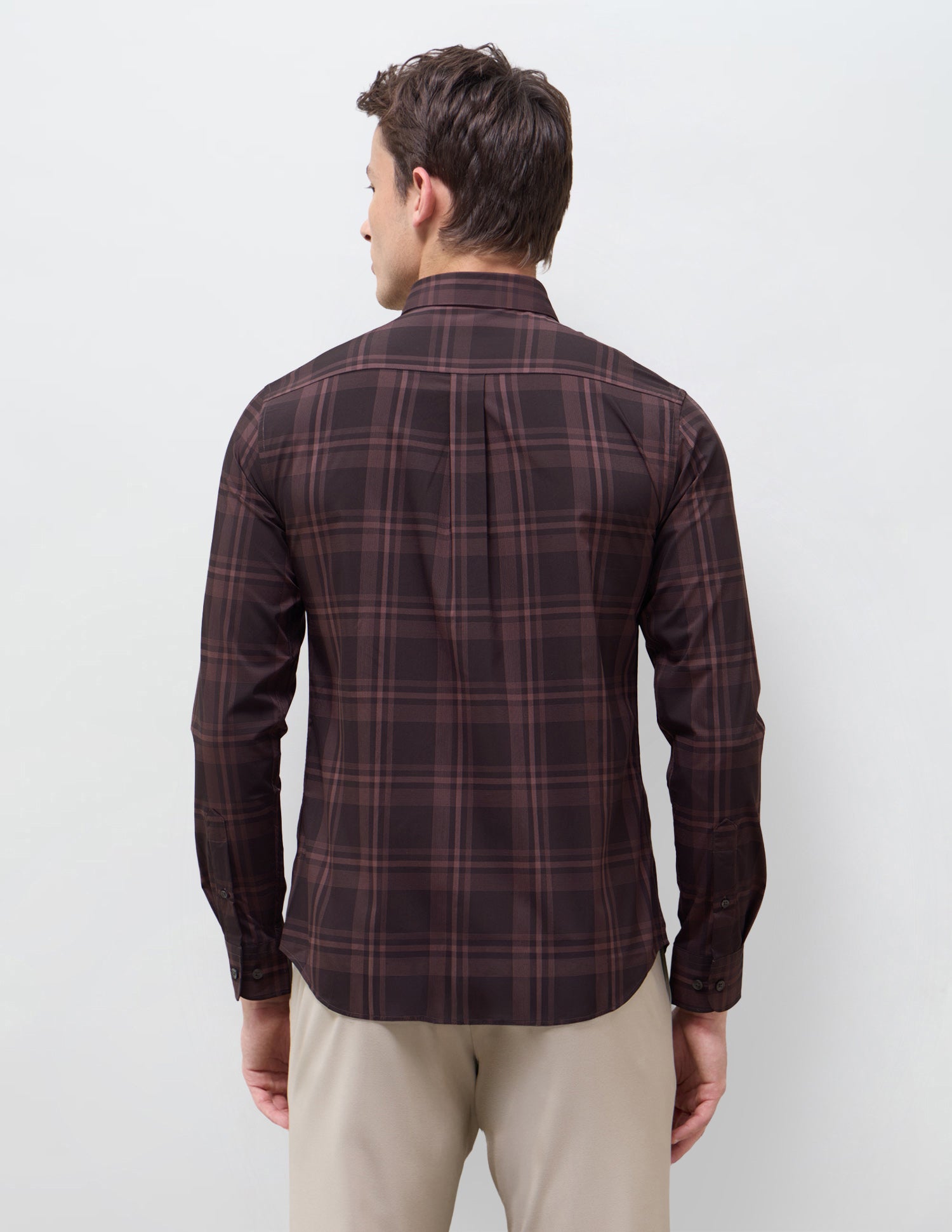 Tartan Checked Regular Fit Shirt Wine - U.S. Polo Assn. India | Large