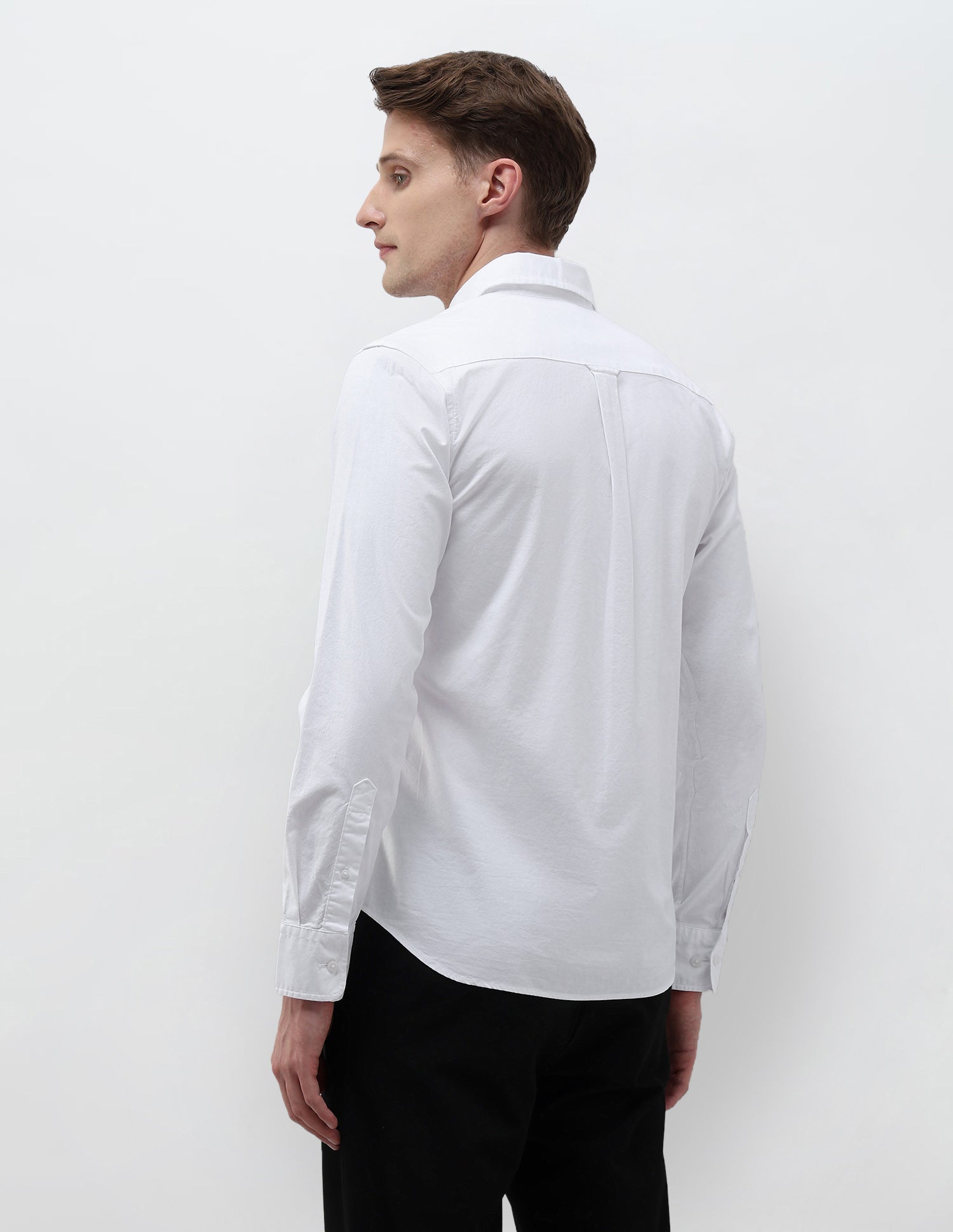 Tailored Fit Oxford Shirt White - U.S. Polo Assn. India | Large