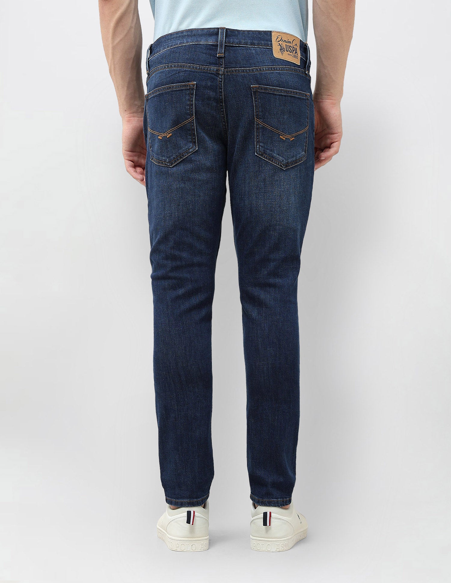 Henry Tapered Fit Mid Rise Jeans Dark Blue - U.S. POLO ASSN. | Large