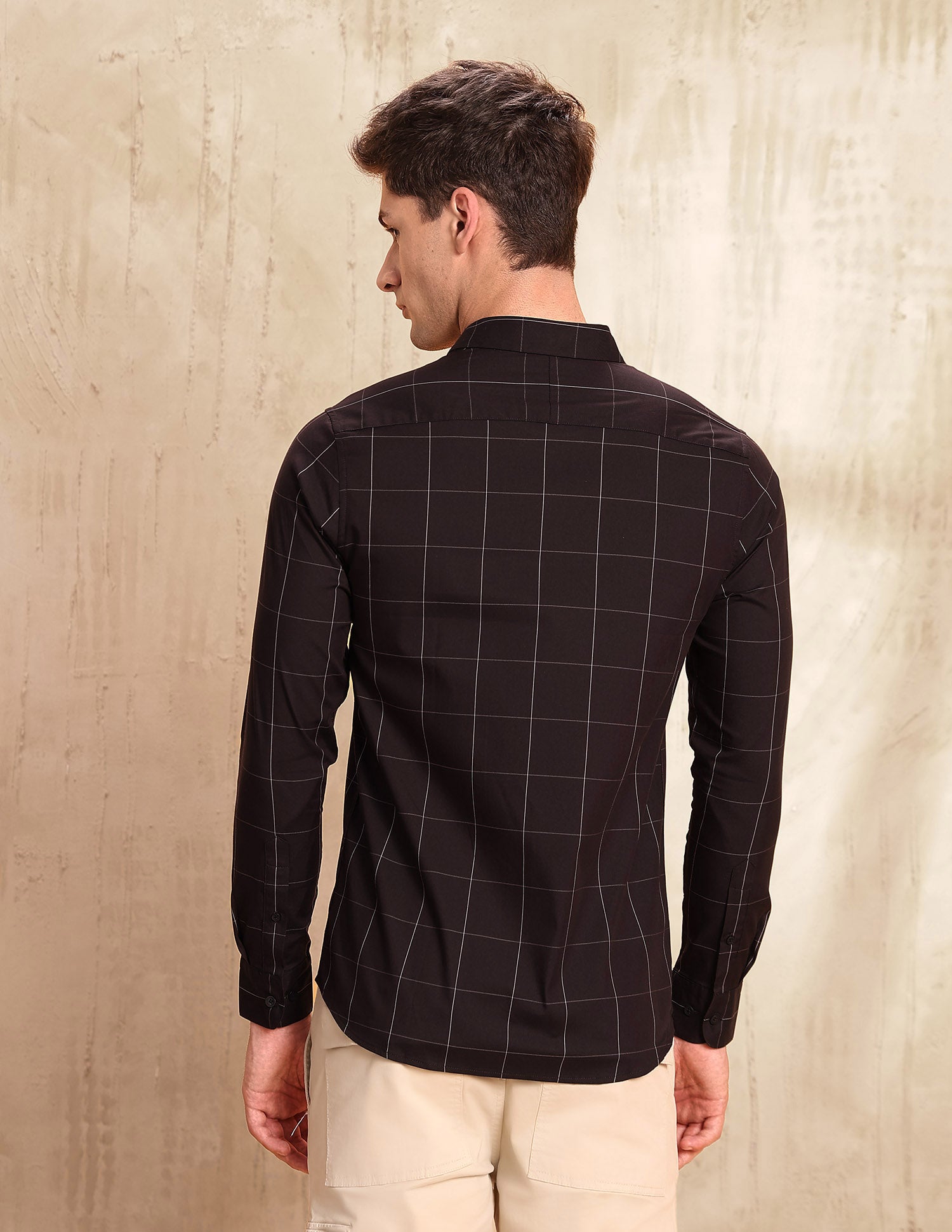 Twill Tailored Fit Shirt Choco - U.S. POLO ASSN. | Large