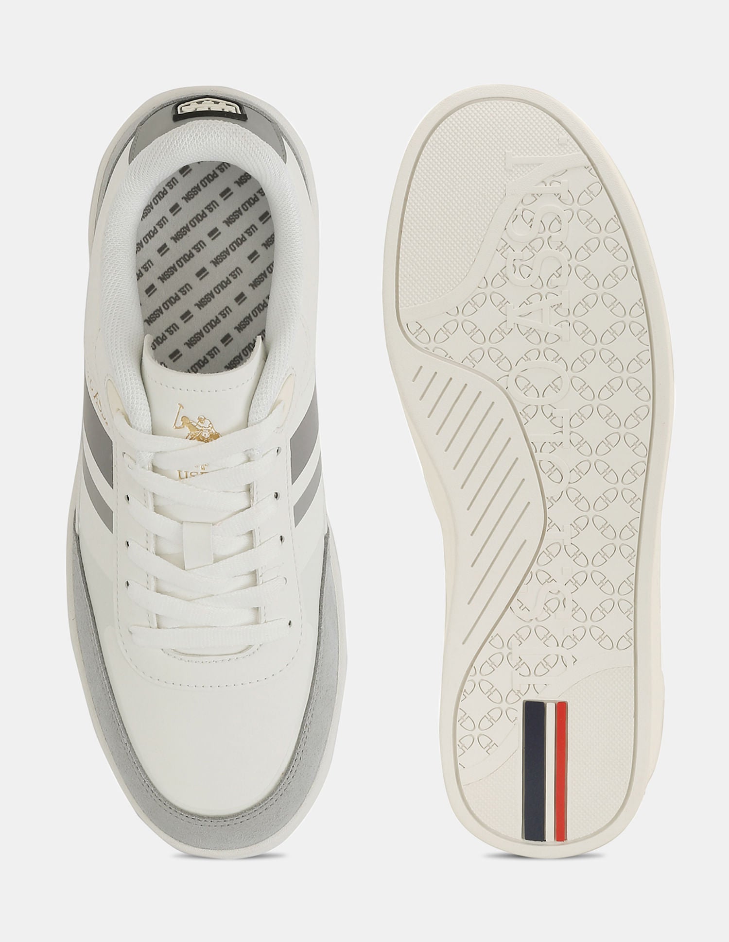 Men Colt Striped Sneakers Off White - U.S. POLO ASSN. | Large
