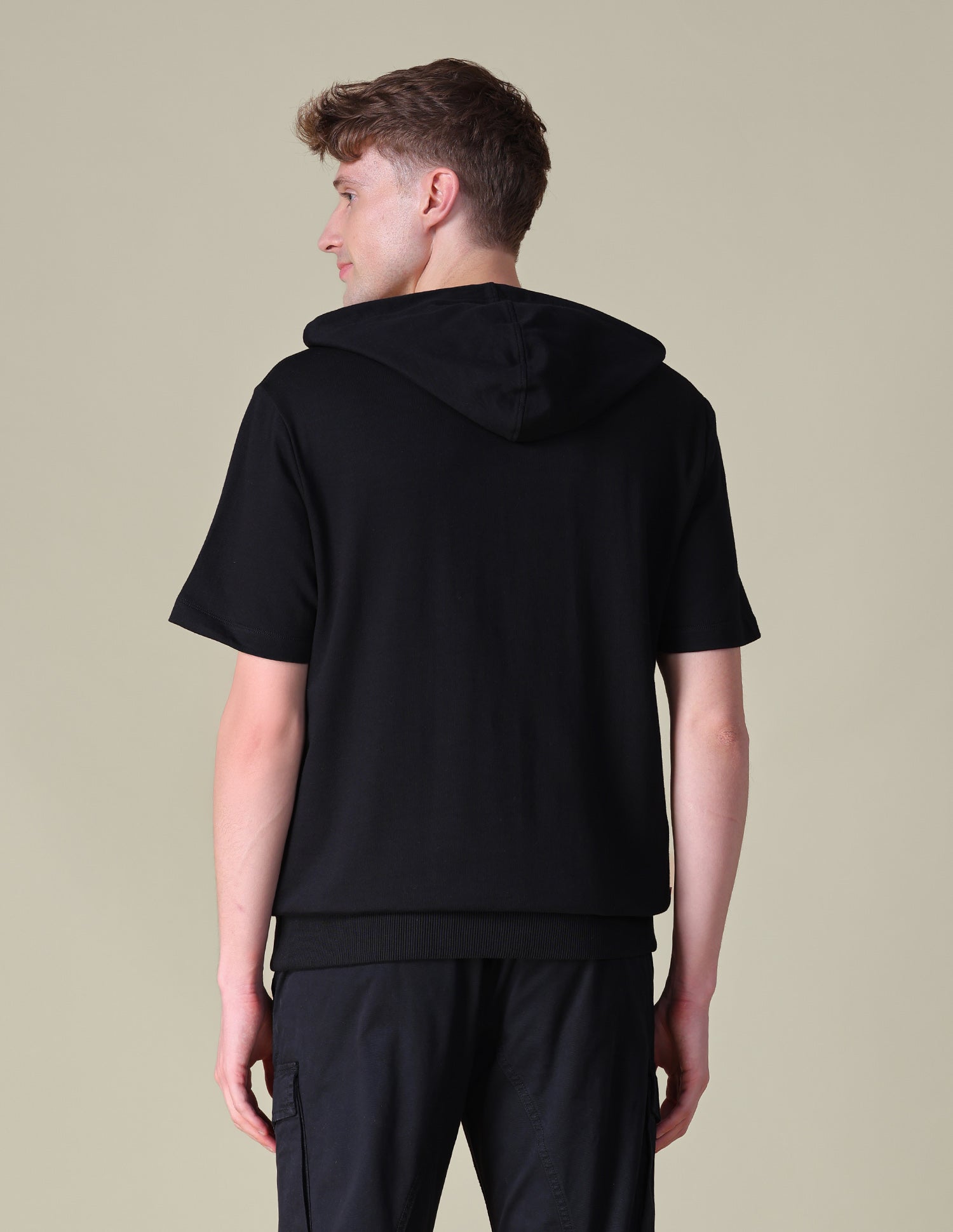 Hooded Relaxed Fit T-Shirt Black - U.S. POLO ASSN. | Large