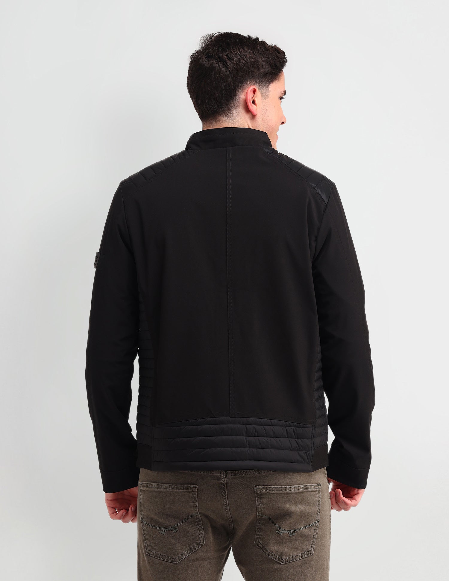 Colour Blocked Regular Fit Jacket Black - U.S. POLO ASSN. | Large