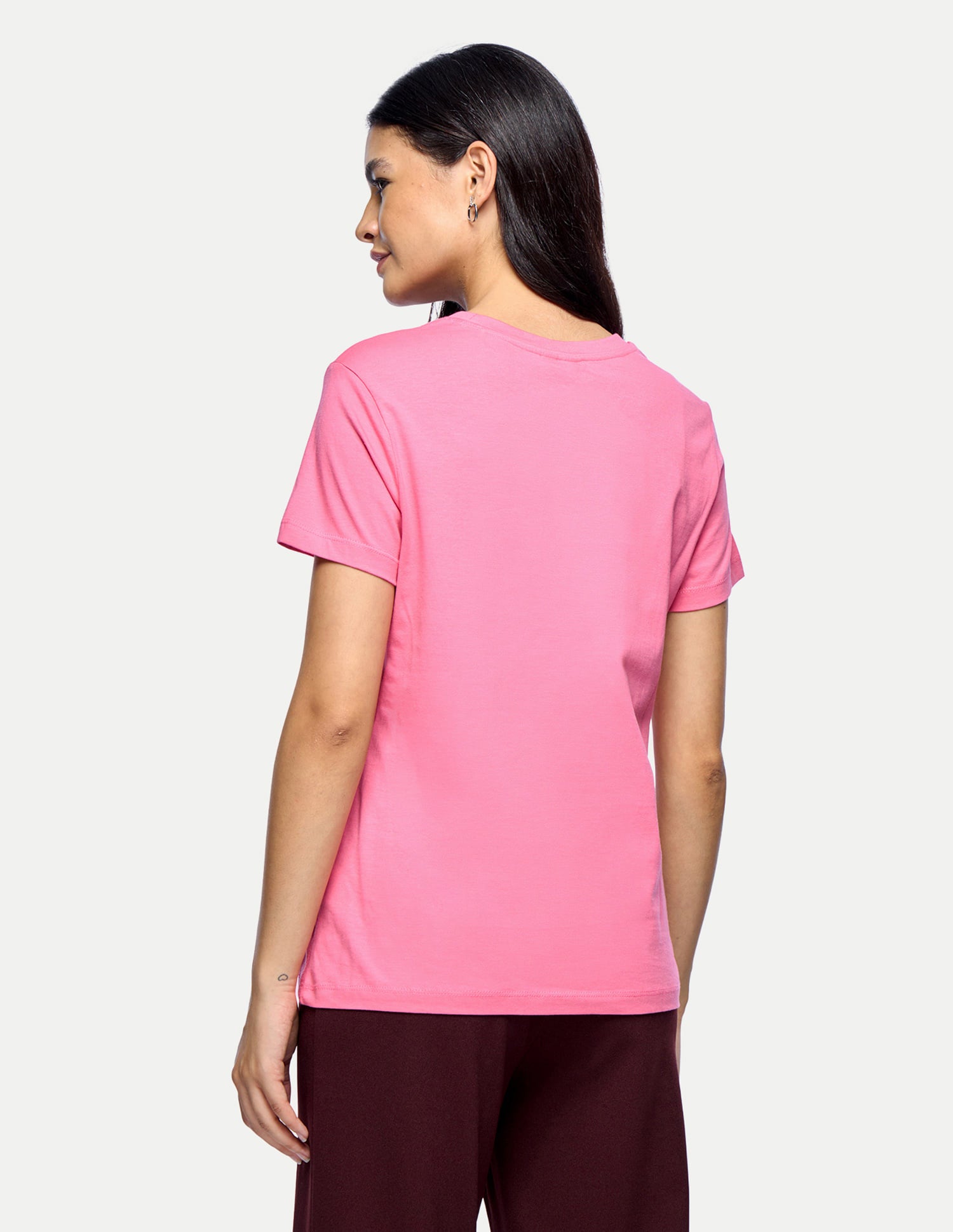 Pure Cotton Gel Print T-Shirt Coral - U.S. Polo Assn. India | Large