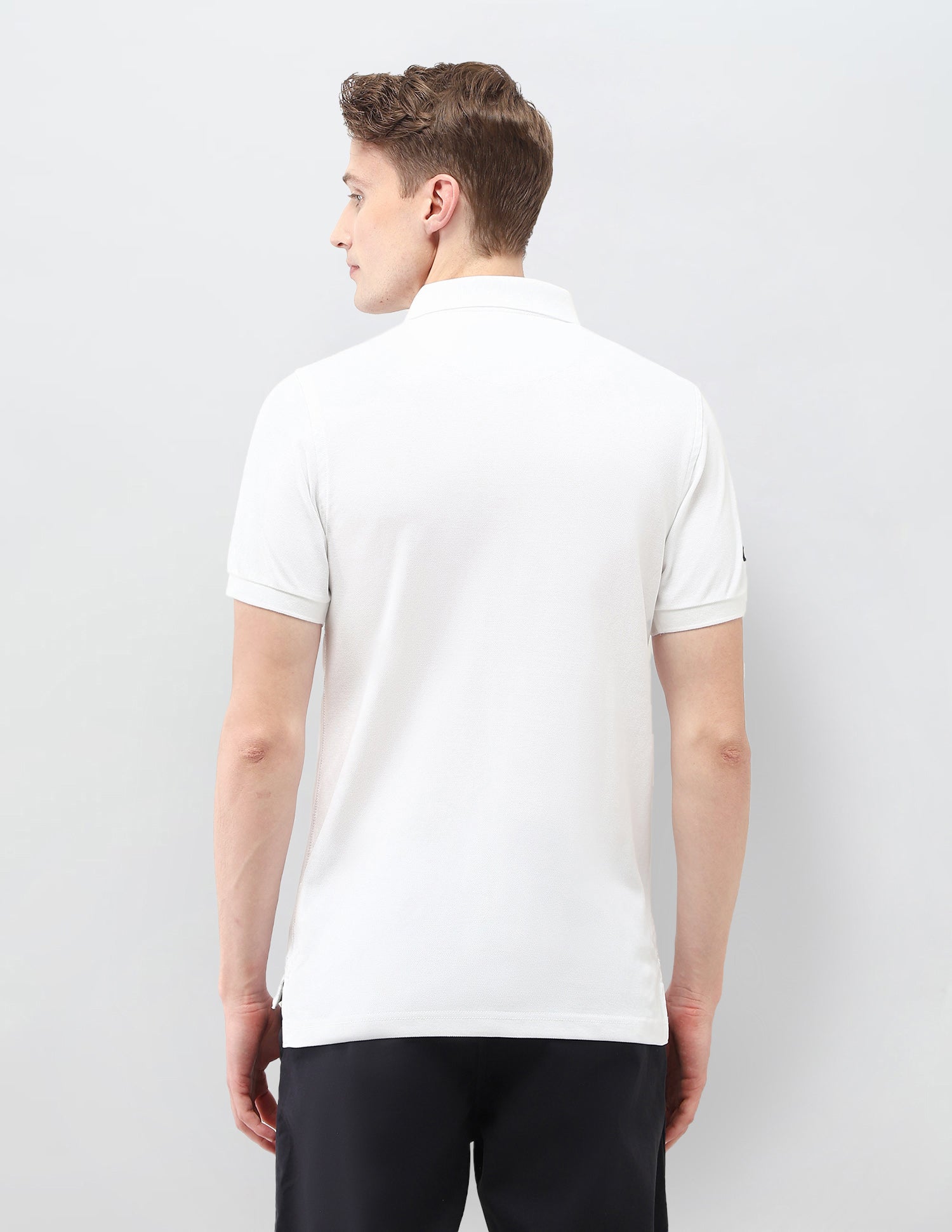 Solid Slim Fit Polo Shirt White - U.S. Polo Assn. India | Large