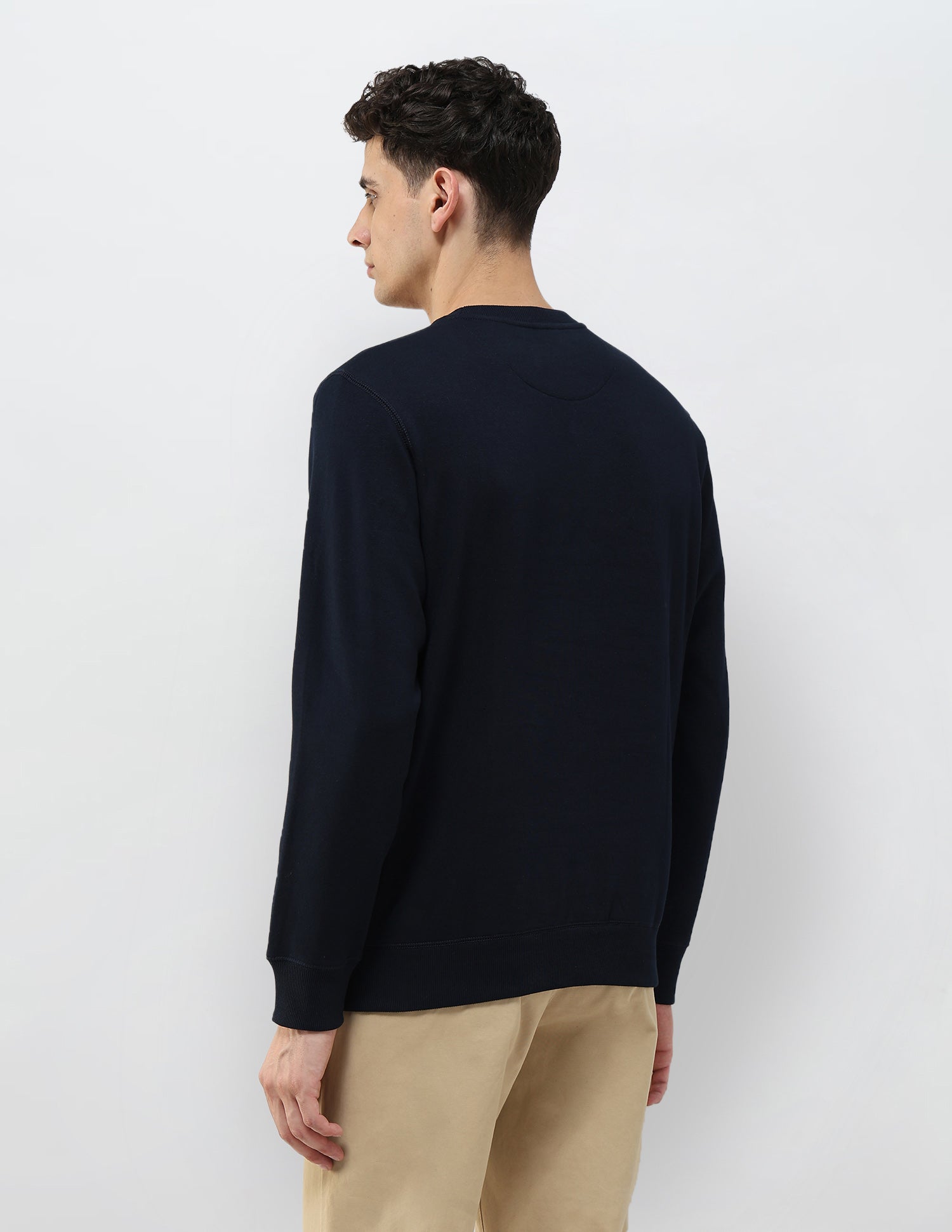 Brand Embroidered Regular Fit Sweatshirt Navy - U.S. POLO ASSN. | Large