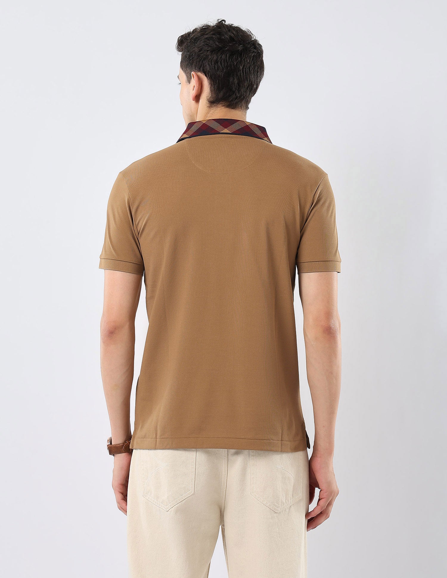 Solid Regular Fit Polo Shirt Mustard - U.S. POLO ASSN. | Large