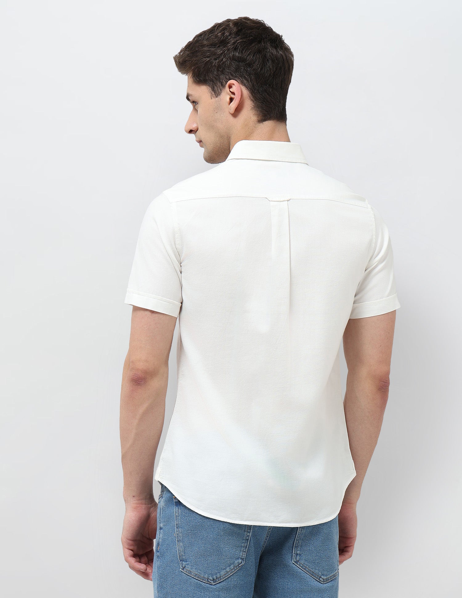 Vertical Striped Tailored Fit Shirt White - U.S. Polo Assn. India | Large