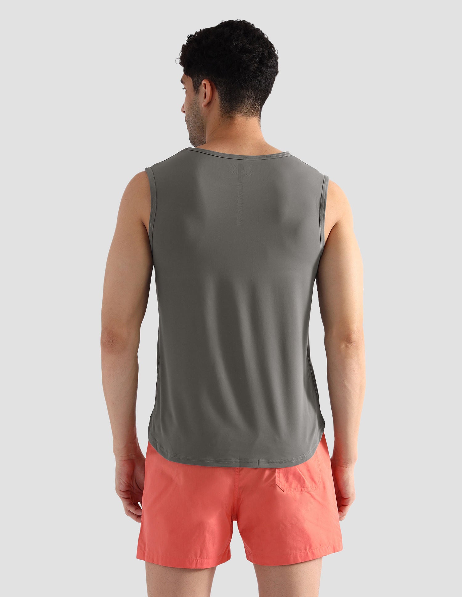 Solid Cotton OEV07 Vest - Pack Of 1 Grey - U.S. POLO ASSN. | Large