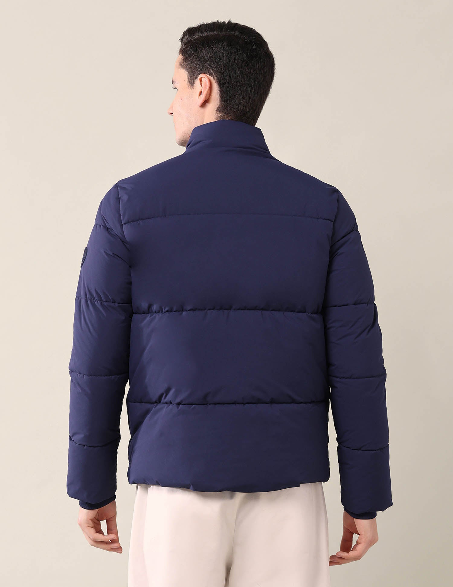 Colourblocked Puffer Jacket Navy - U.S. Polo Assn. India | Large