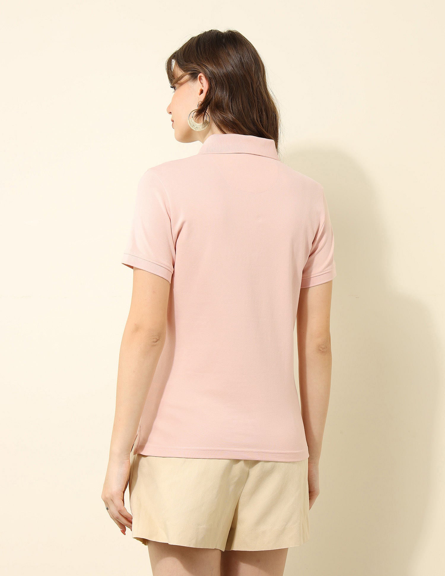 Regular Fit Solid Polo Shirt Light Pink - U.S. POLO ASSN. | Large