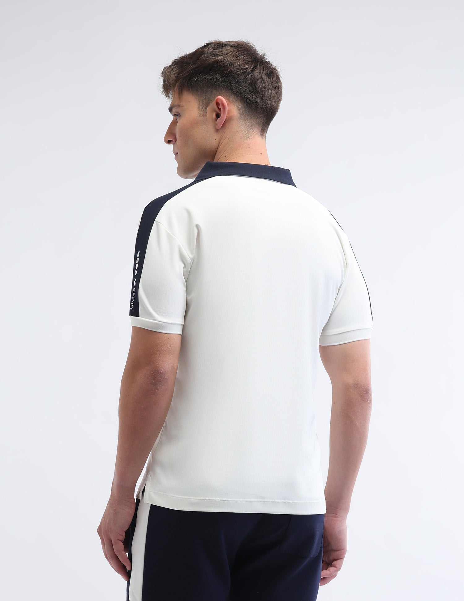 Solid Slim Fit Polo Shirt White - U.S. Polo Assn. India | Large