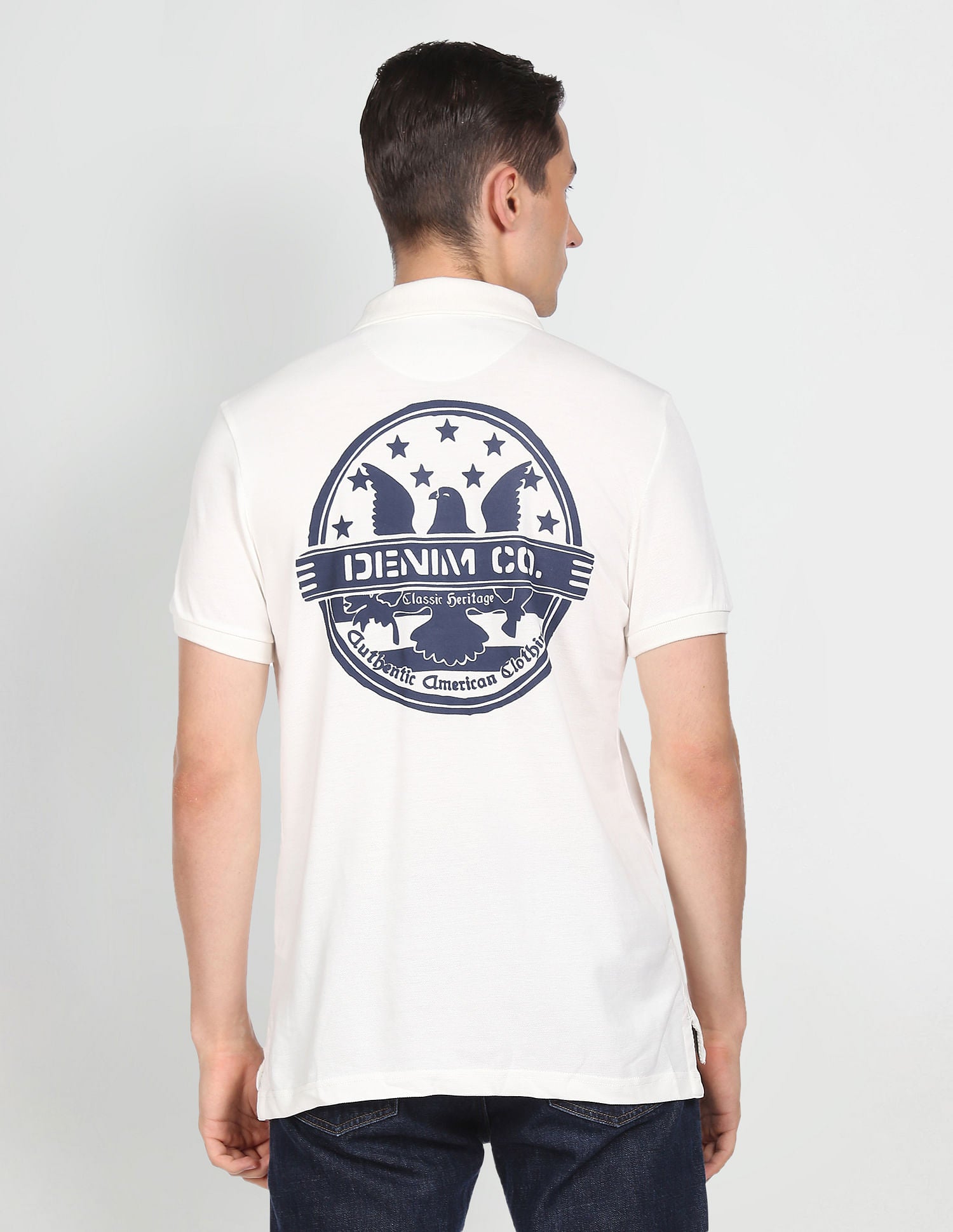 Short Sleeve Solid Polo Shirt Off White - U.S. POLO ASSN. | Large