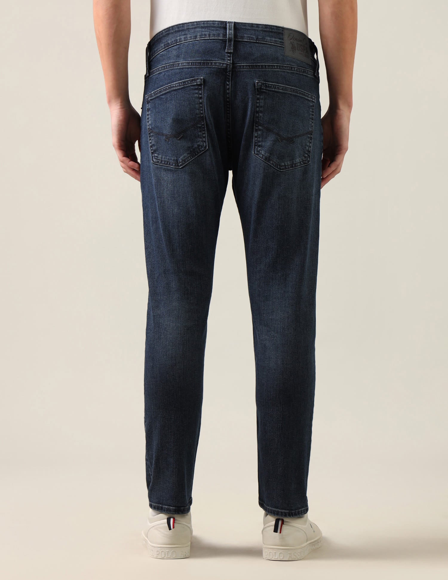 Henry Tapered Fit Blue Jeans Blue - U.S. Polo Assn. India | Large